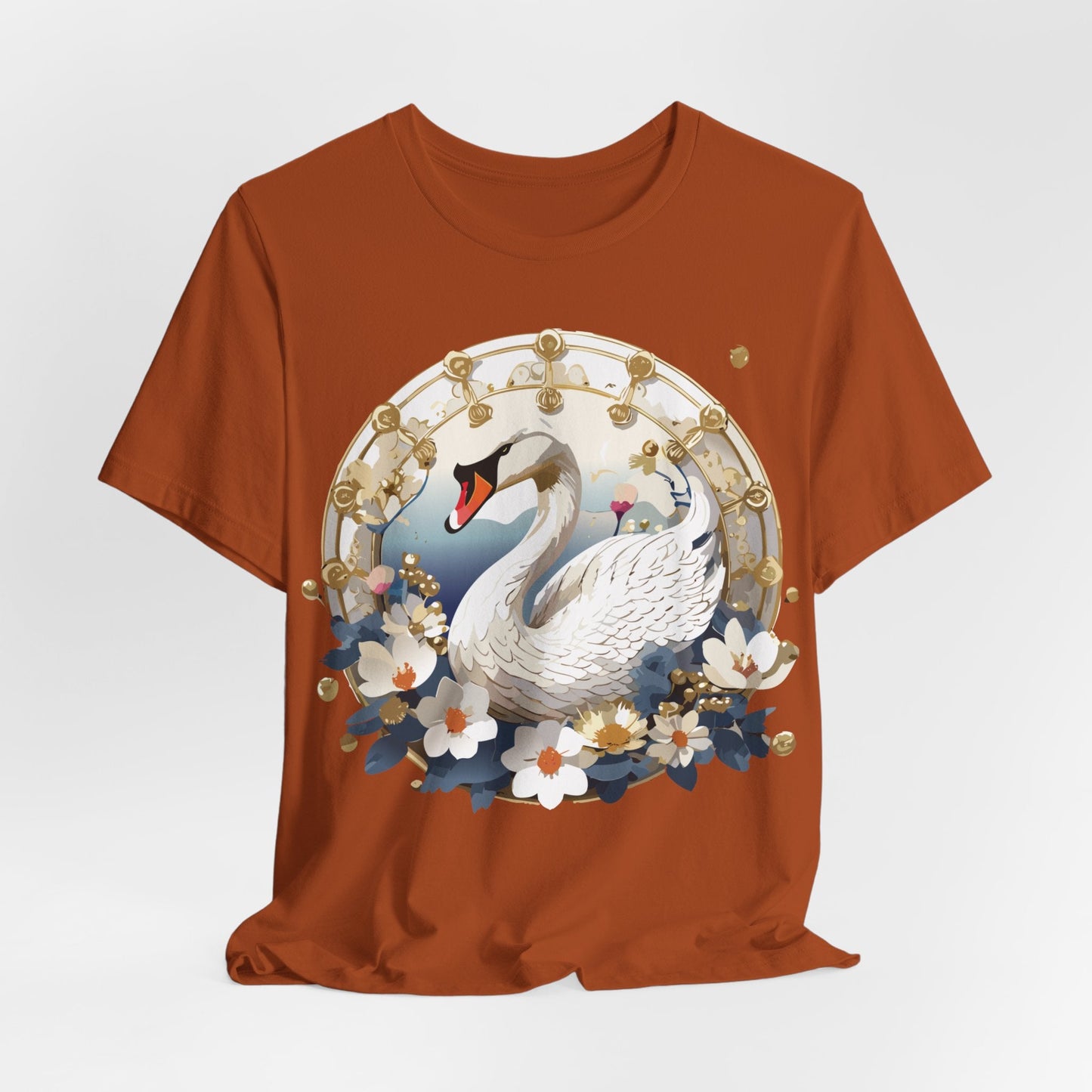 Medallion Graphic Unisex 100 Cotton Vintage Animal Medal Artwork Tee 44