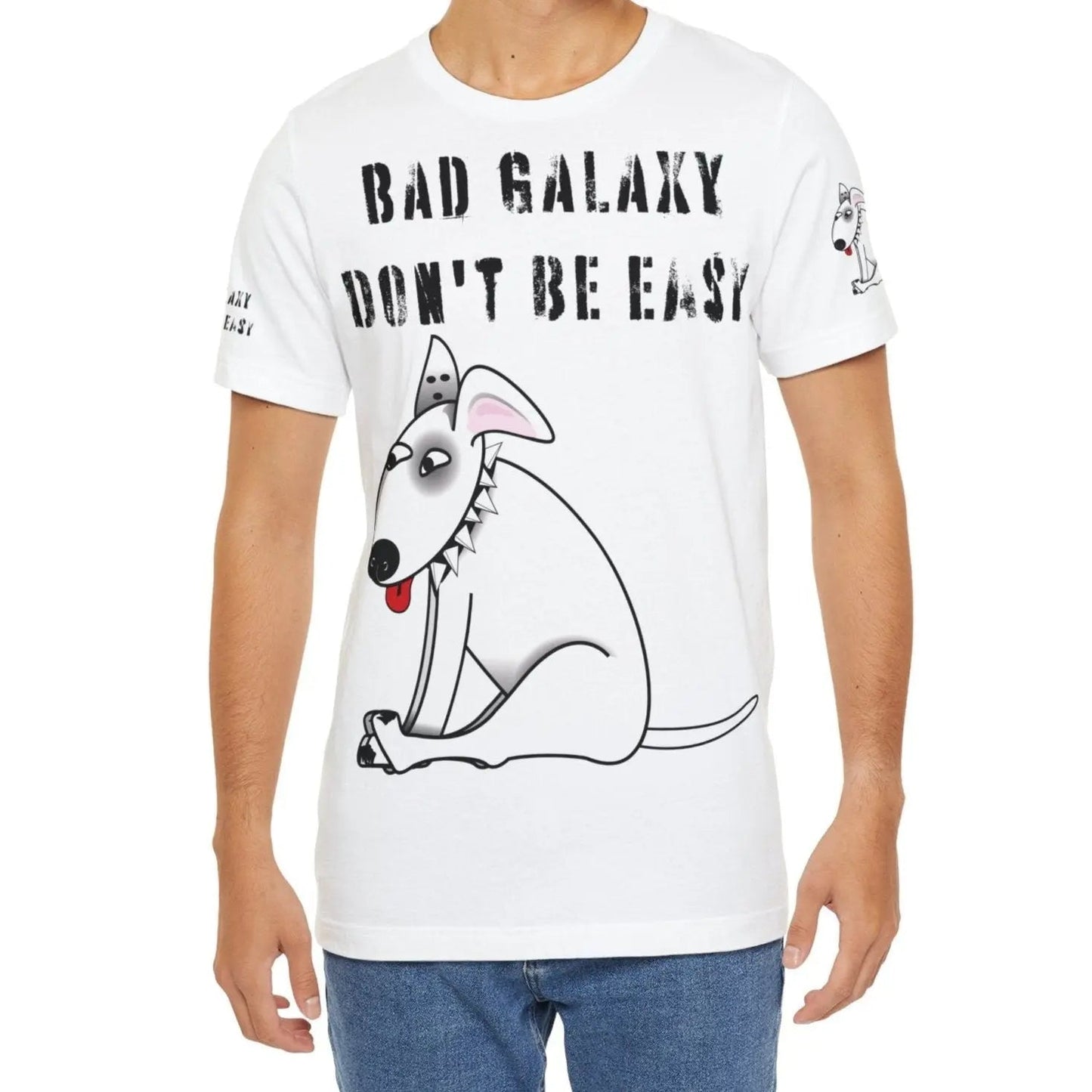 Funny Dog Tee Shirt From Bad Galaxy Made To Order 100 Percent Cotton Premium Quality