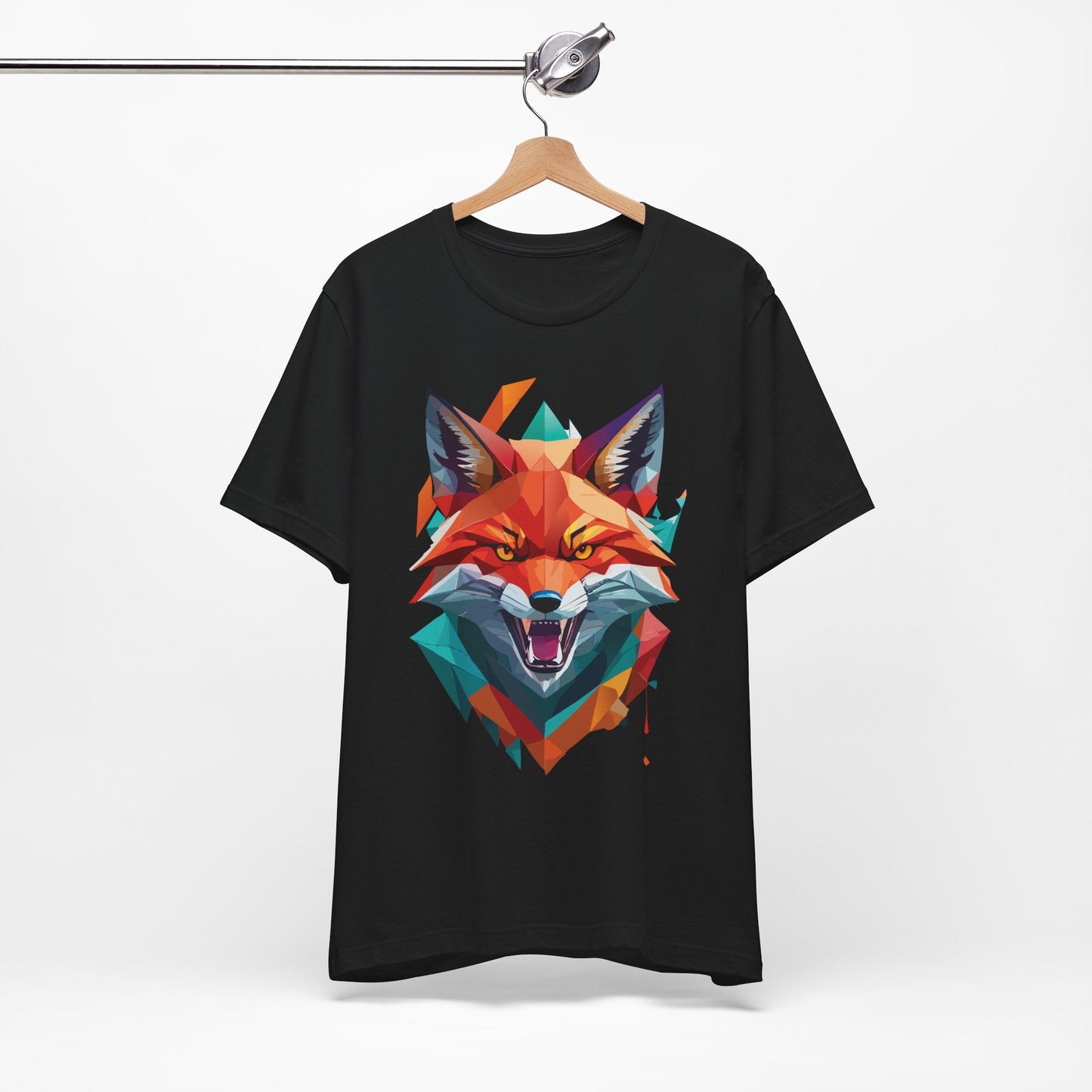 Unisex Animal Print Tee Shirt With Wild Animals Art Design For Men Women Soft Cotton