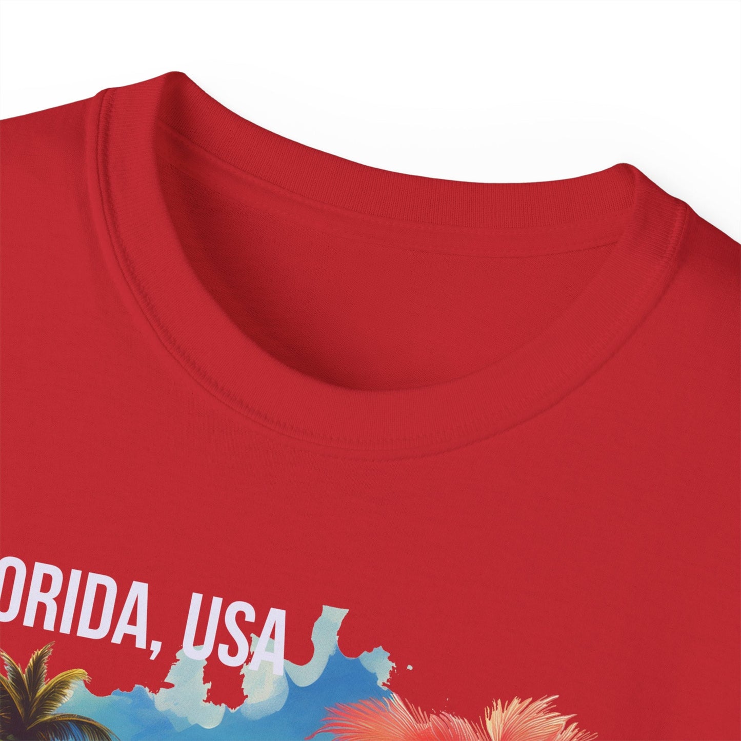Florida Graphic Unisex Cotton T‑Shirt 1