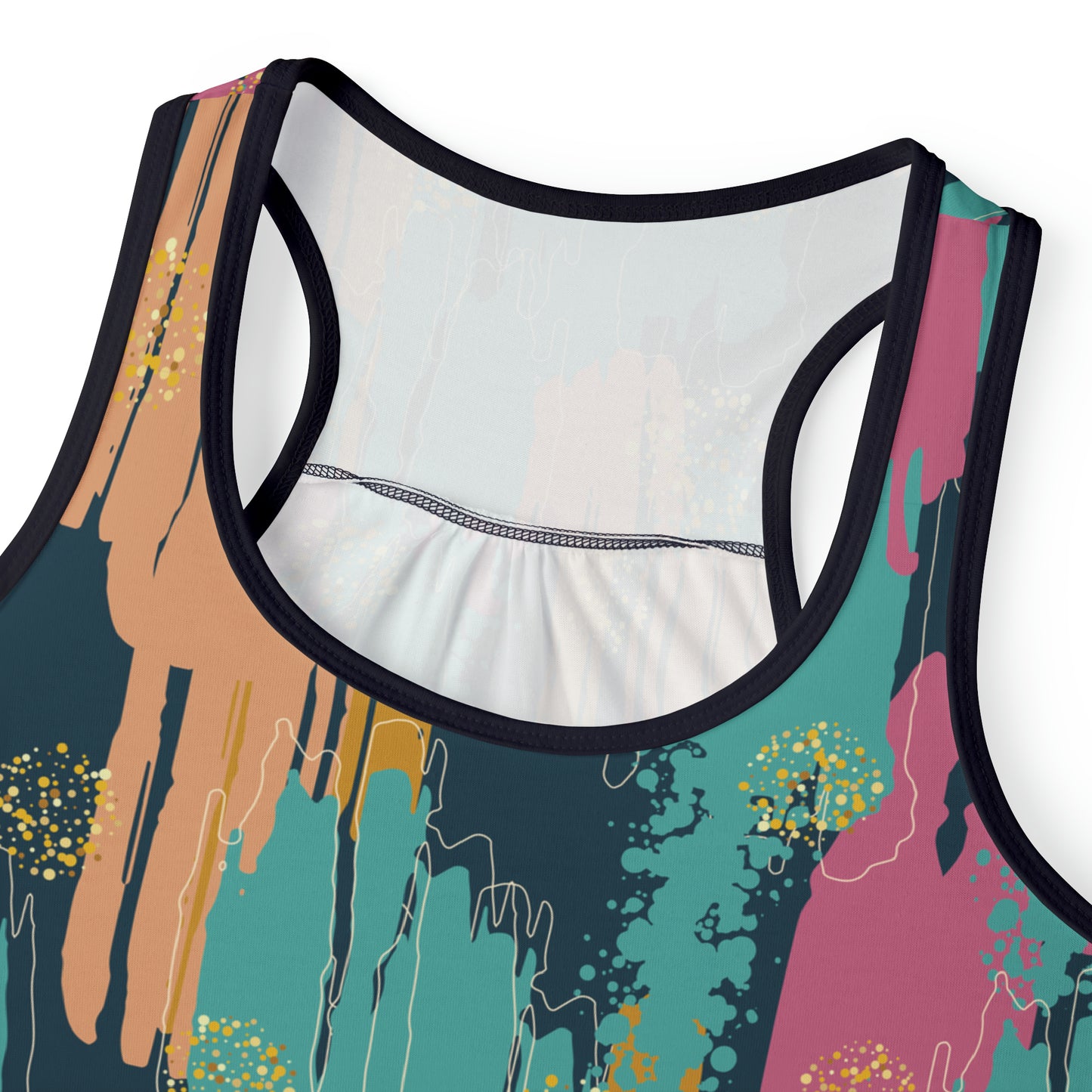 Summer Tank Top with Abstract prints