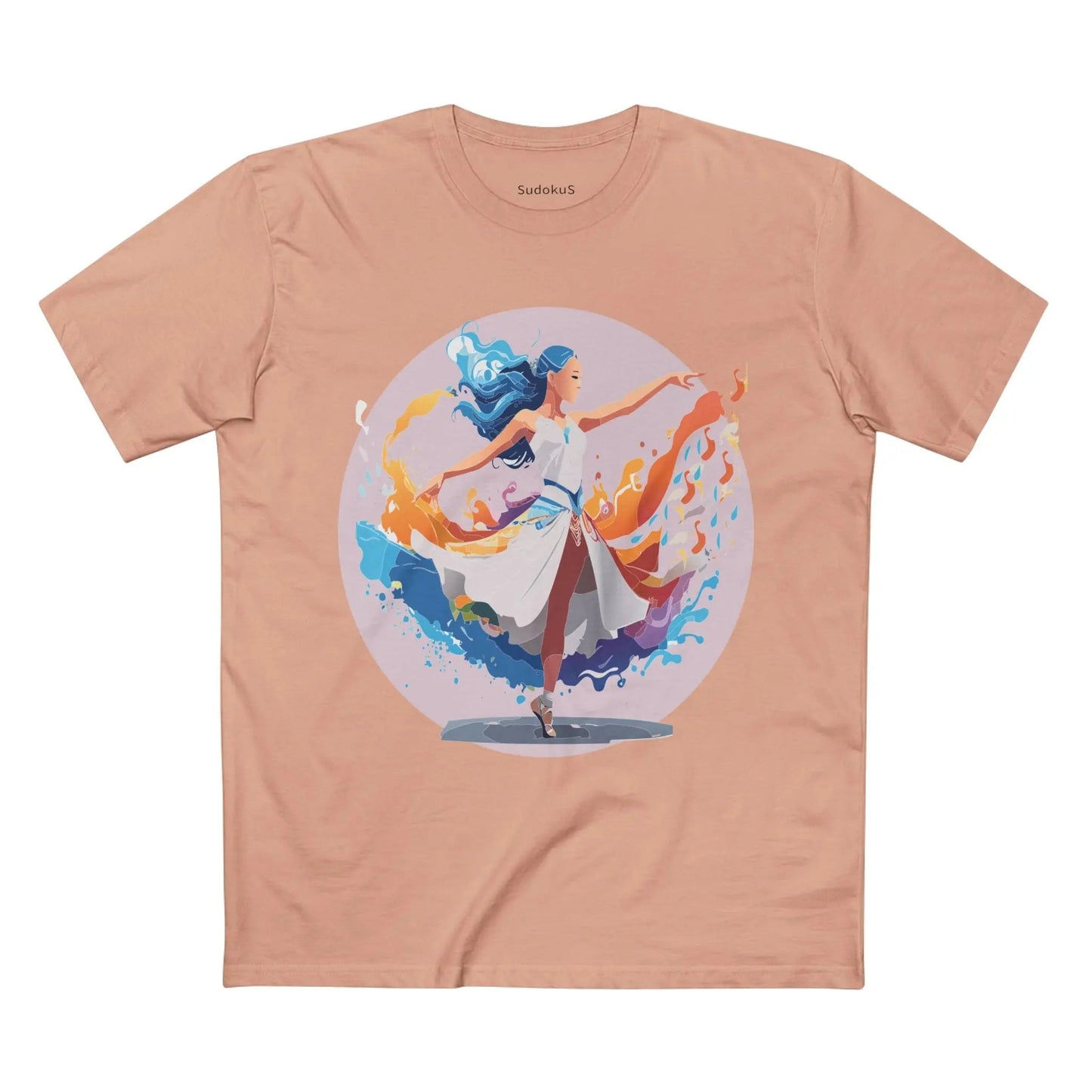Dancer Graphic Unisex 100 Cotton Staple Tee 11