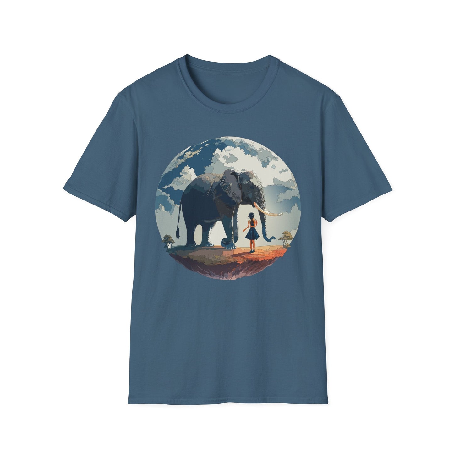 Womens Graphic T Shirt Art Design Tee Softstyle Gildan 64000 100 Percent Ring Spun Cotton