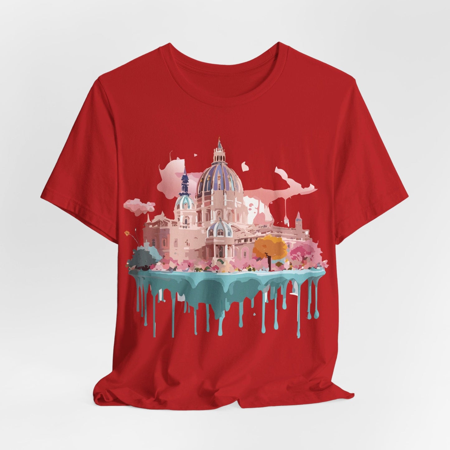 Vienna Tourist Graphic Tee Unisex Jersey Short Sleeve Vintage Inspired Artwork by Adelpha