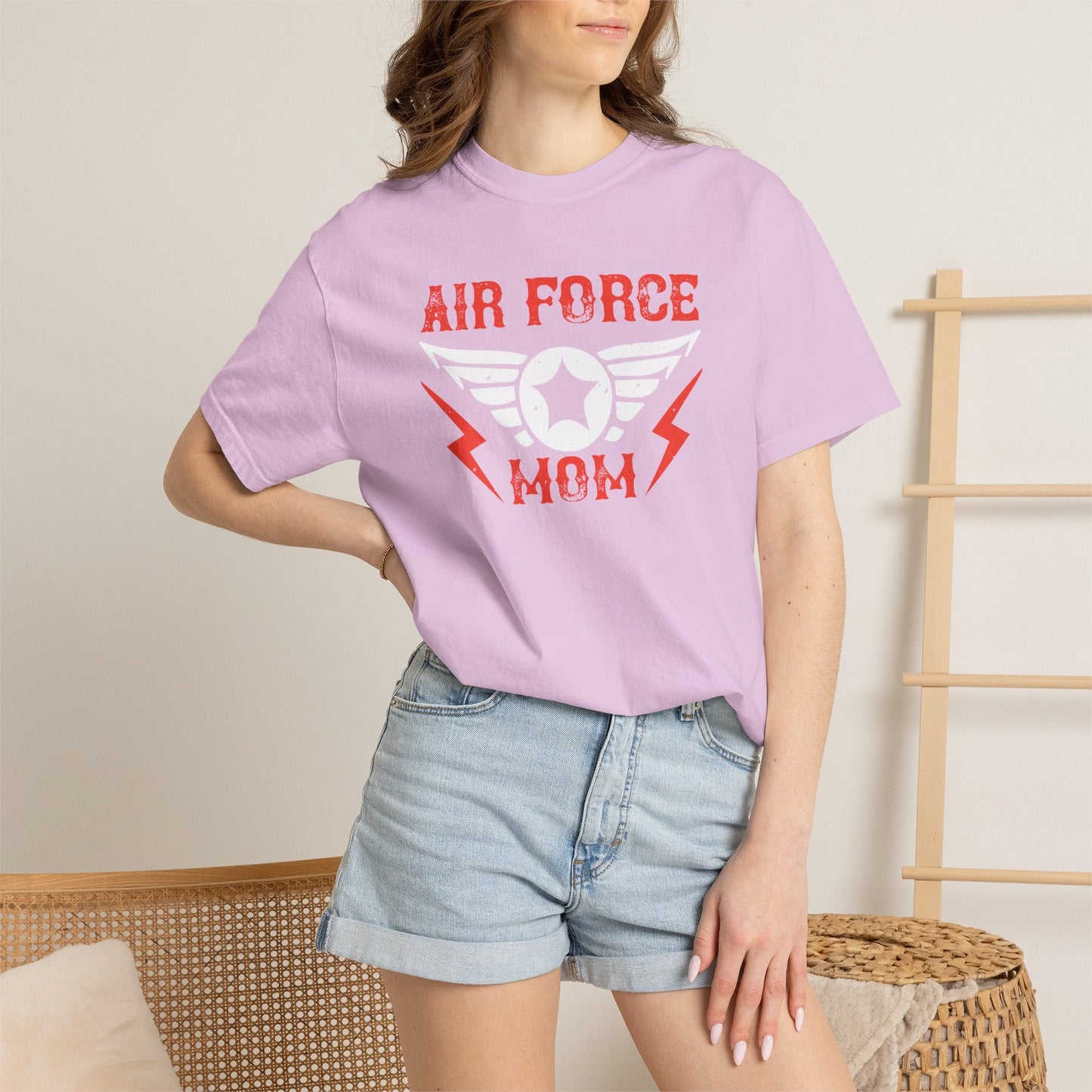 Mom T-shirt Mother Day Mama Tee Unisex Comfort Colors Garment-Dyed Cotton h60