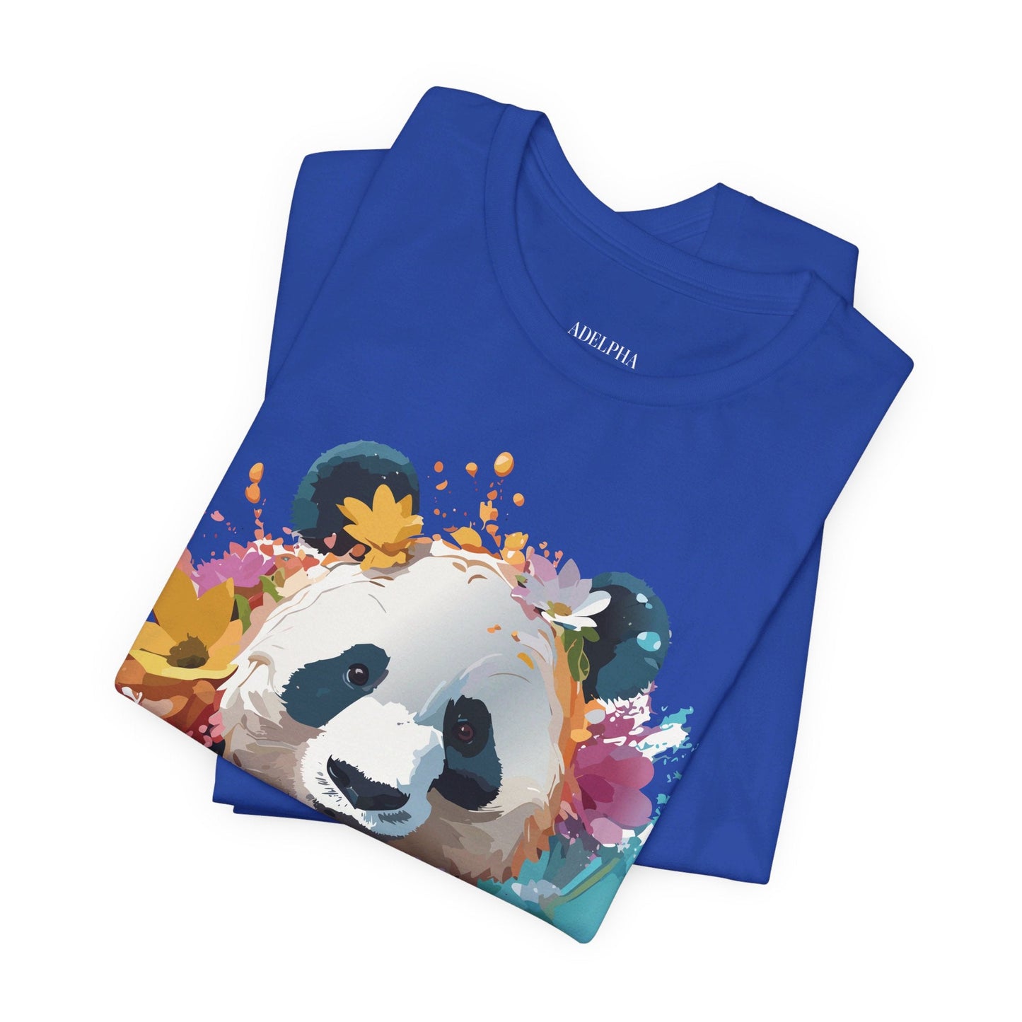 Adelpha Panda Graphic Tee Unisex Short Sleeve Vintage Inspired Artwork Shirt Premium Quality