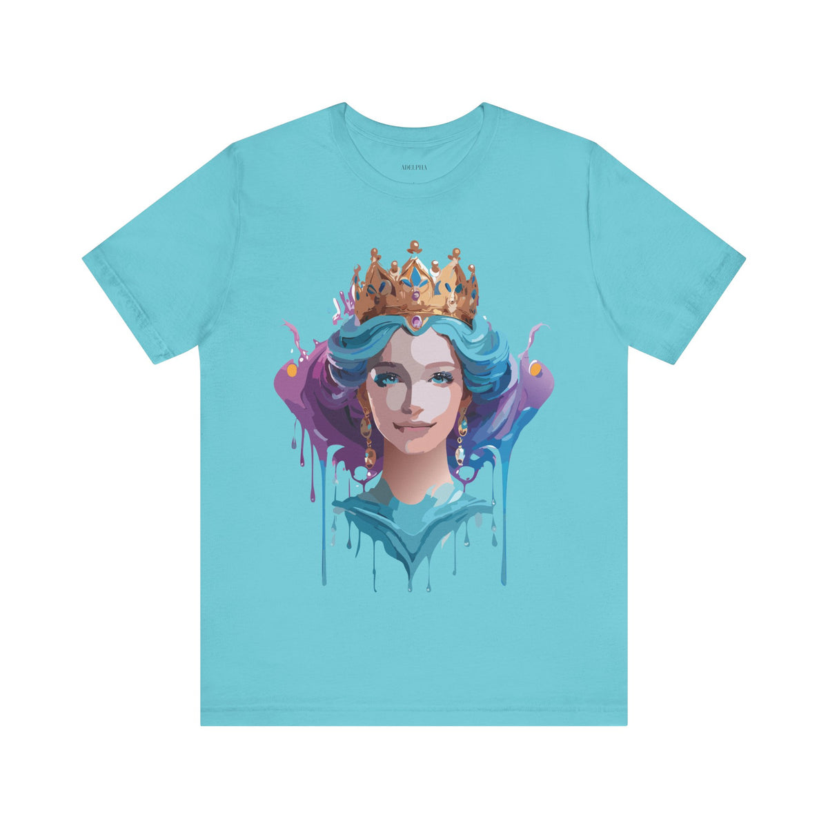 Queen Graphic Unisex Cotton Bella+Canvas Tee with Art Design m186