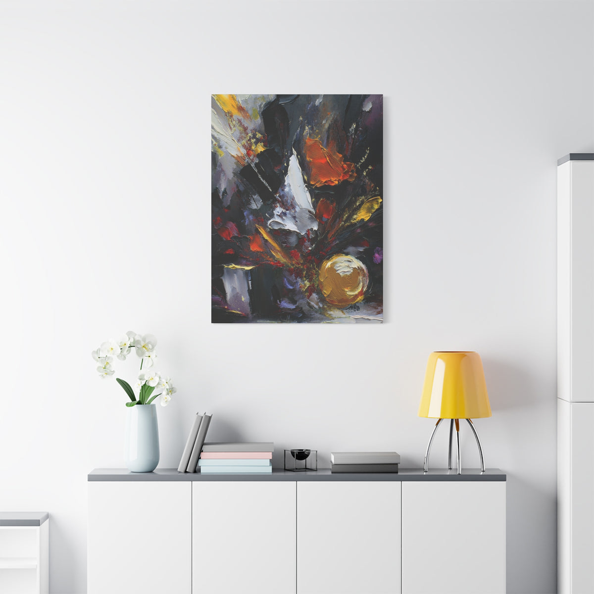 Abstract Oil Painting Print Canvas 20x24,20x30,24x30 24x32,24x36,30x40 32x48,36x48,40x60 Pine-Wood Inner Frame ABS-74