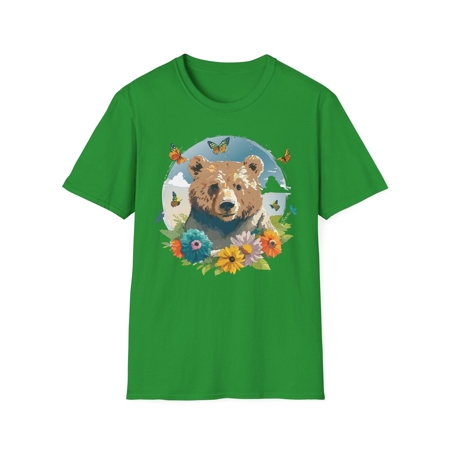 Bear T Shirt Unisex Teddy Bear Tee Softstyle 64000 Ring Spun Cotton Tee Lightweight Breathable