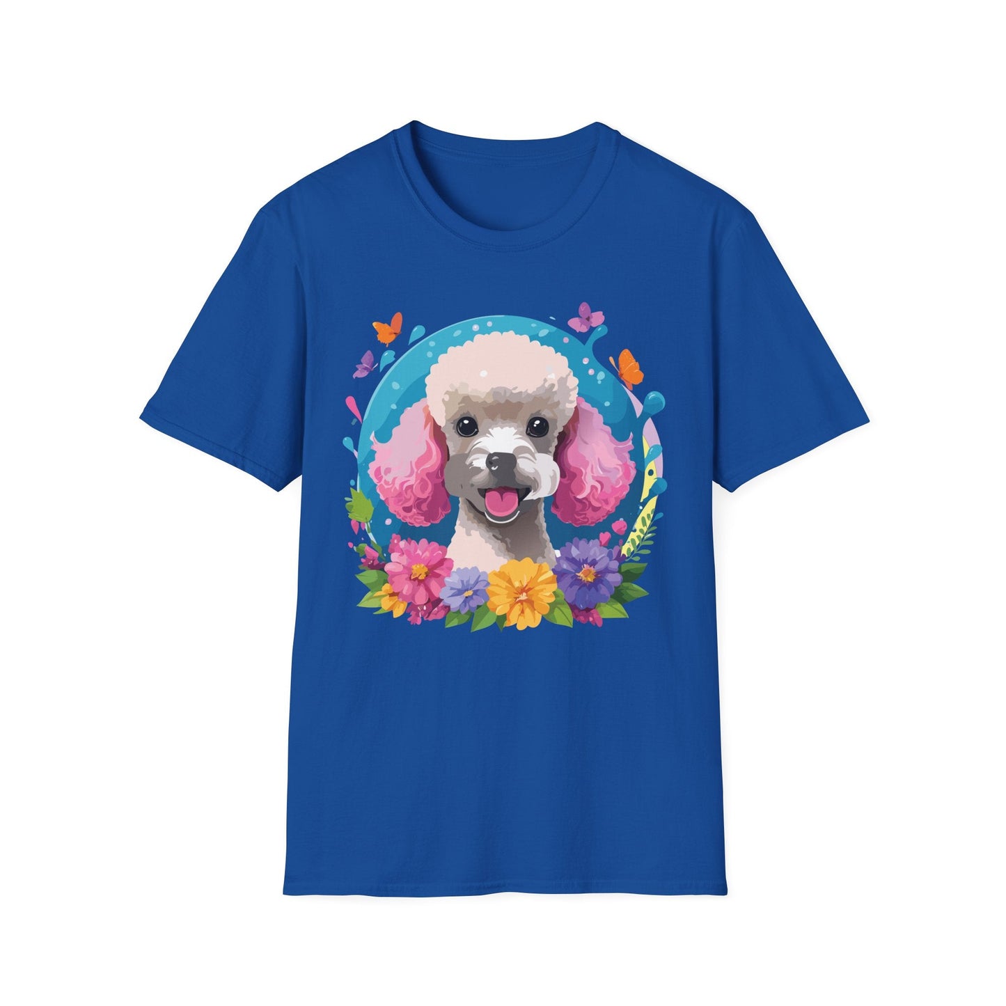 Dog Shirt With Animals Unisex Softstyle Tee 100 Percent Cotton Gildan 64000