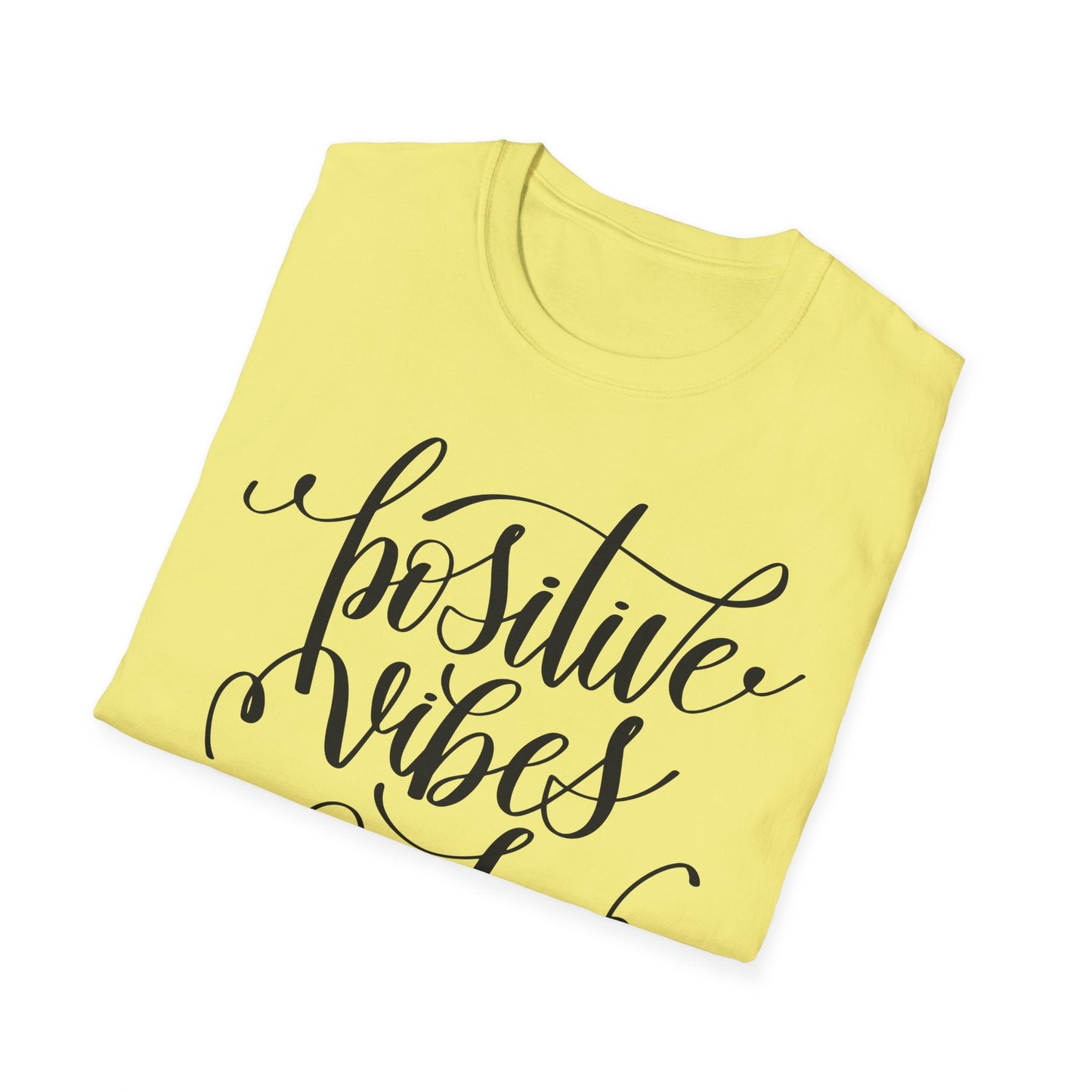 Positive Slogan T Shirts With Positive Words Unisex Short Sleeve Tee Gildan Softstyle 64000 Ring Spun Cotton