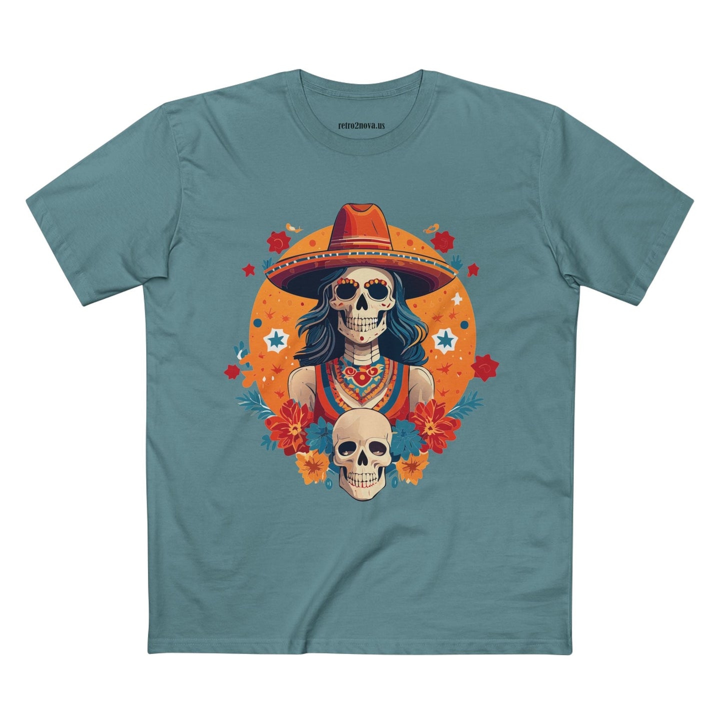Skull Shirt Unisex Skeleton Tee Premium Cotton With Original Design From Art Collection