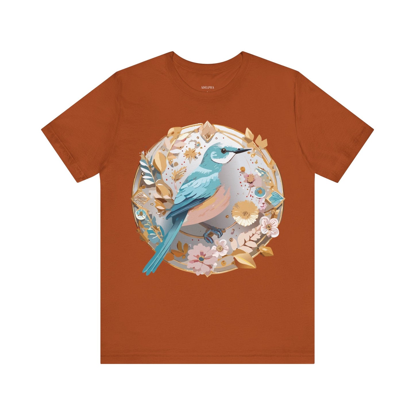 Adelpha Graphic T Shirt Unisex Jersey Short Sleeve Medallion Artwork Vintage Inspired Tee