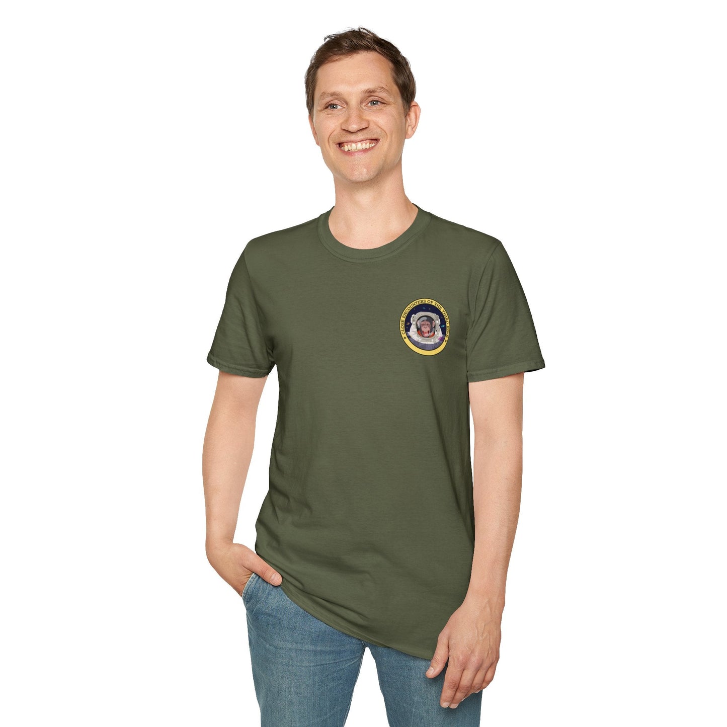 Funny T Shirts UFO Tees Funny Aliens Shirt Small Logo  8