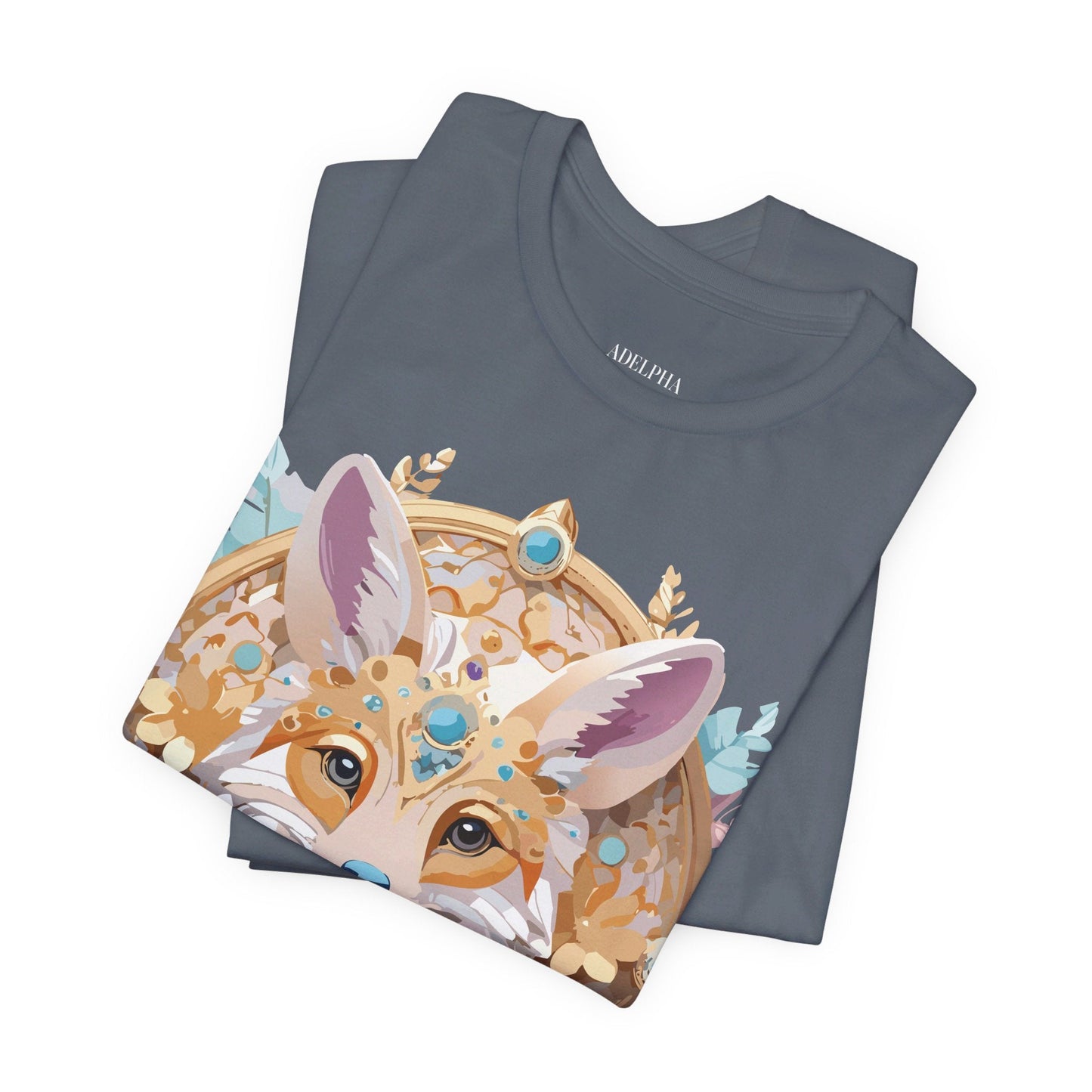 Unisex Graphic Tee From Adelpha Medallion Art Design Vintage Inspired Look Everyday Wear Style