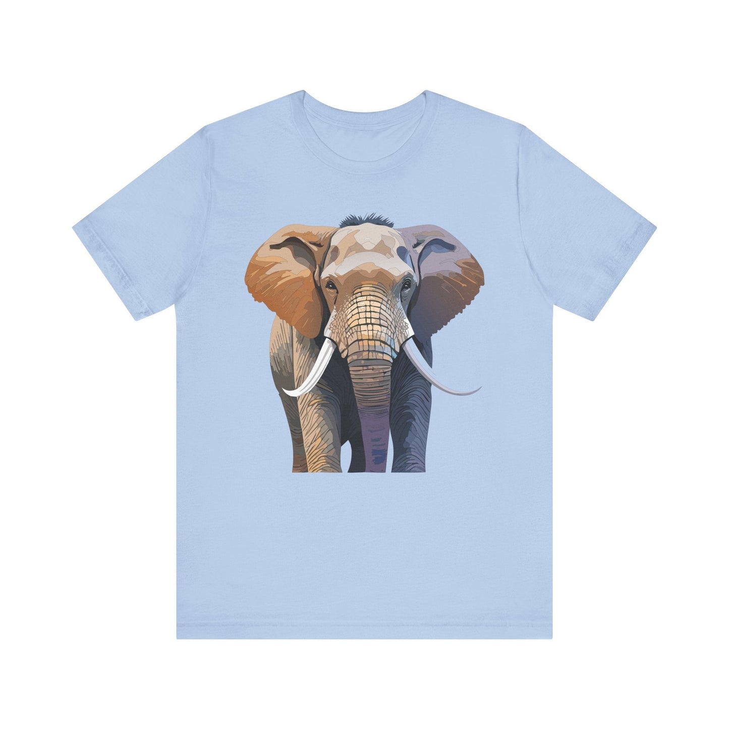 Unisex Animal Art Design Tee Shirt With Wildlife Animals Short Sleeve Everyday Comfort