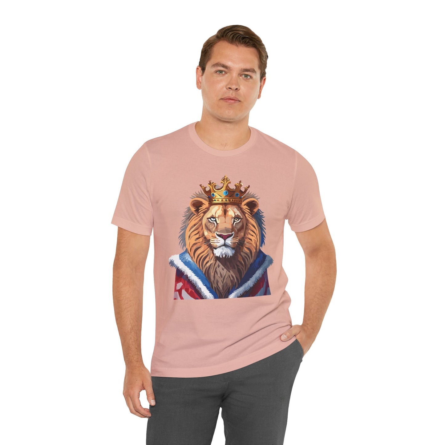 Unisex Animal T Shirt With Art Design Wild Animals Shirt Gildan Softstyle 64000 Cotton