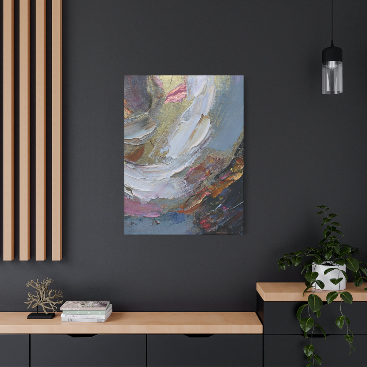 Abstract Oil Painting Print Canvas 20x24,20x30,24x30 24x32,24x36,30x40 32x48,36x48,40x60 Pine-Wood Inner Frame ABS-87
