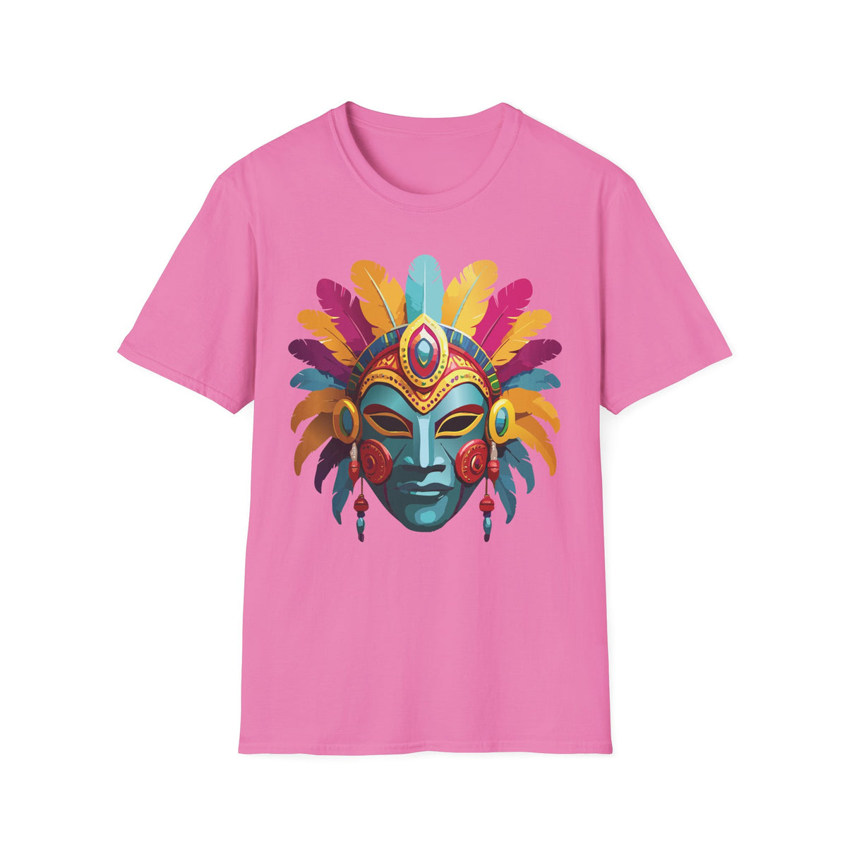 Mask Masquerade Carnival Graphic Tee Gildan Unisex 100 Cotton Tee Shirt h32
