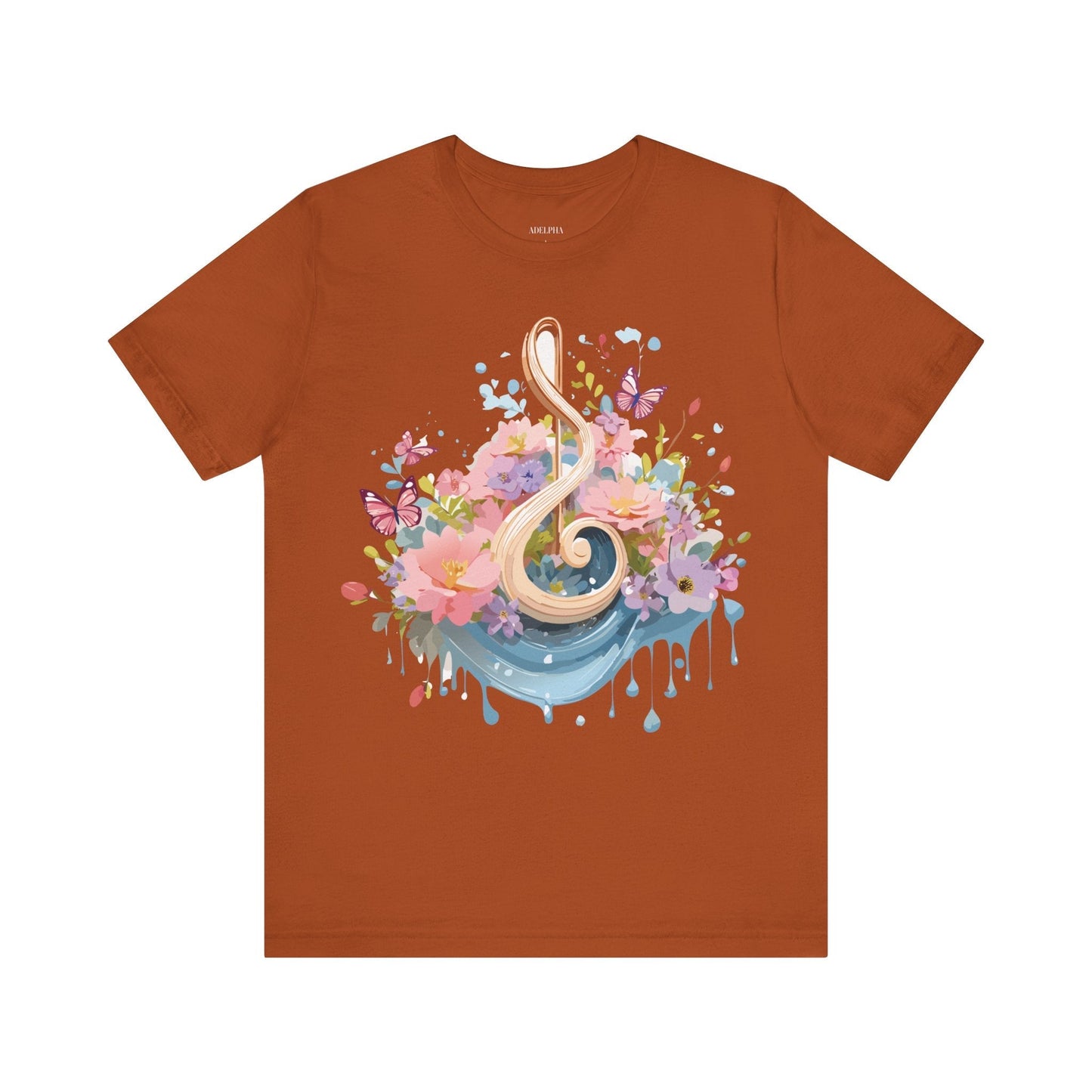 Music T Shirt Unisex Graphic Tee By Adelpha With Vintage Inspired Artwork And Premium Comfort