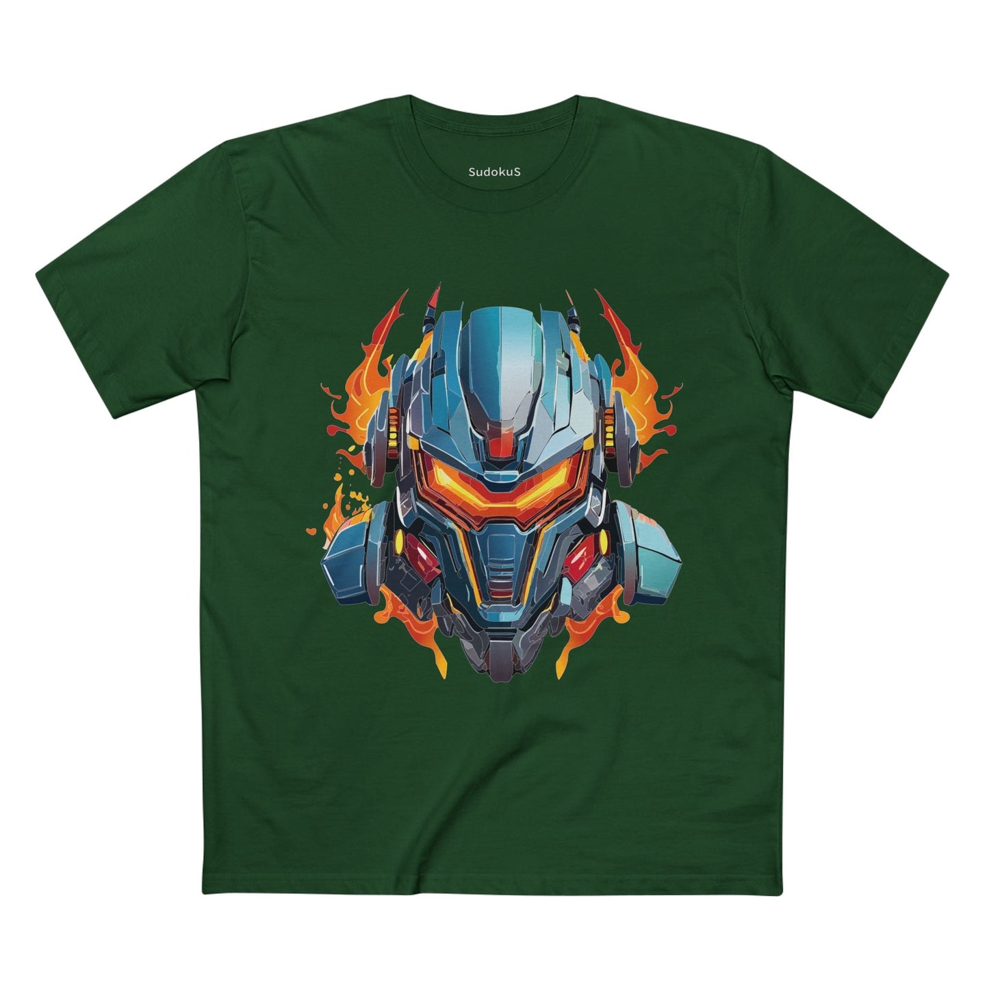Cyborg Robot Graphic Unisex 100 Cotton Staple Tee 18