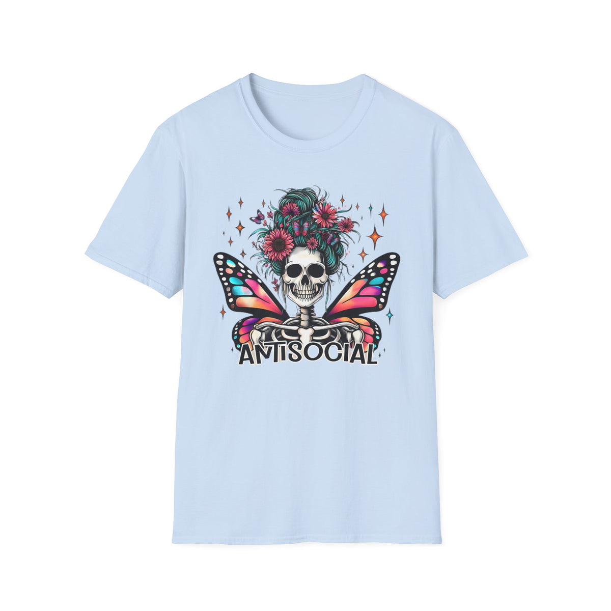 Skull Skeleton Graphic Tee Gildan Unisex 100 Cotton Tee Shirt m44