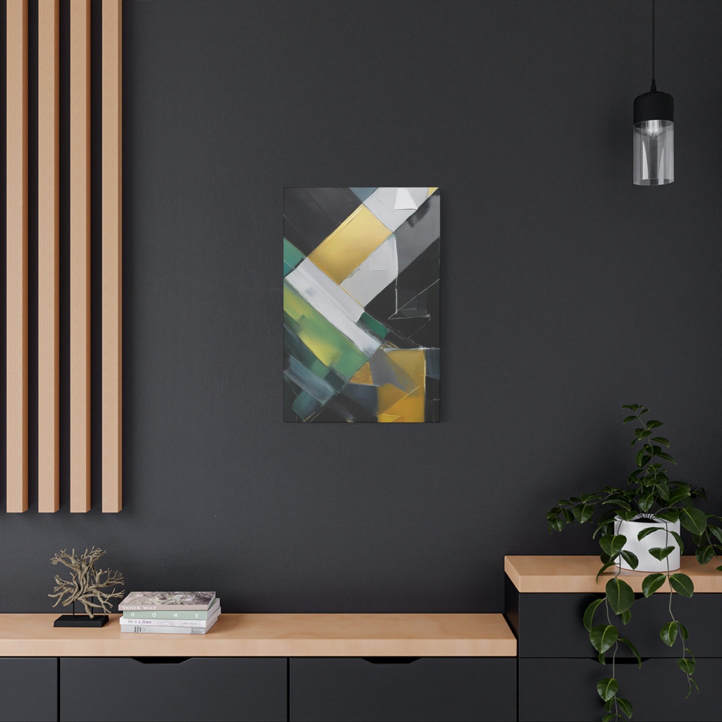 Abstract Geometric Painting Print Canvas 20x24,20x30,24x30 24x32,24x36,30x40 32x48,36x48,40x60 Pine-Wood Inner Frame ABS-78
