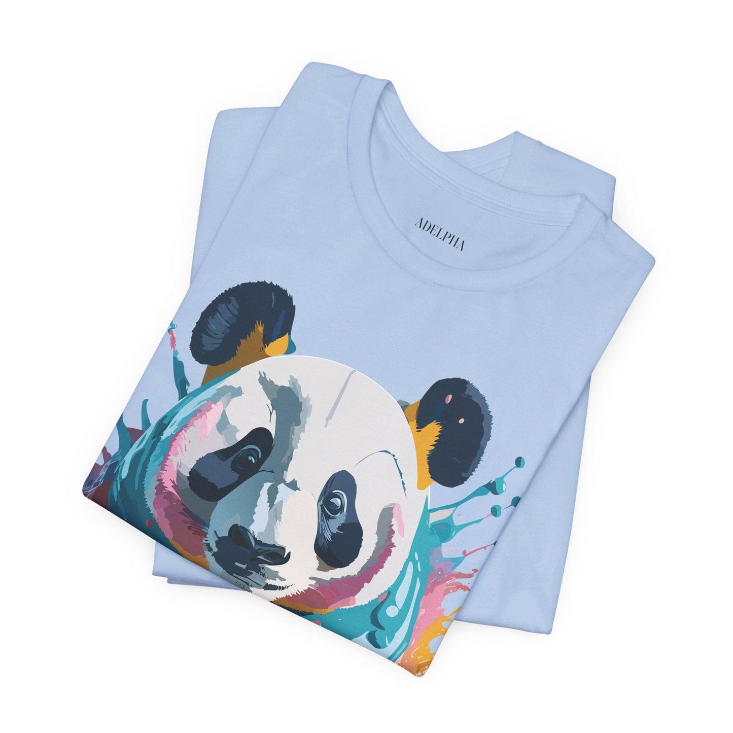 Panda Graphic T Shirt Unisex Jersey Short Sleeve Adelpha Vintage Inspired Art Tee Premium Quality