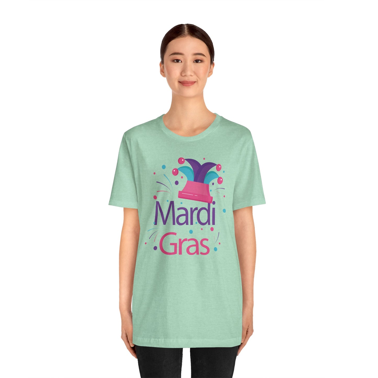 Tee-shirt en coton unisexe pour Mardi Gras