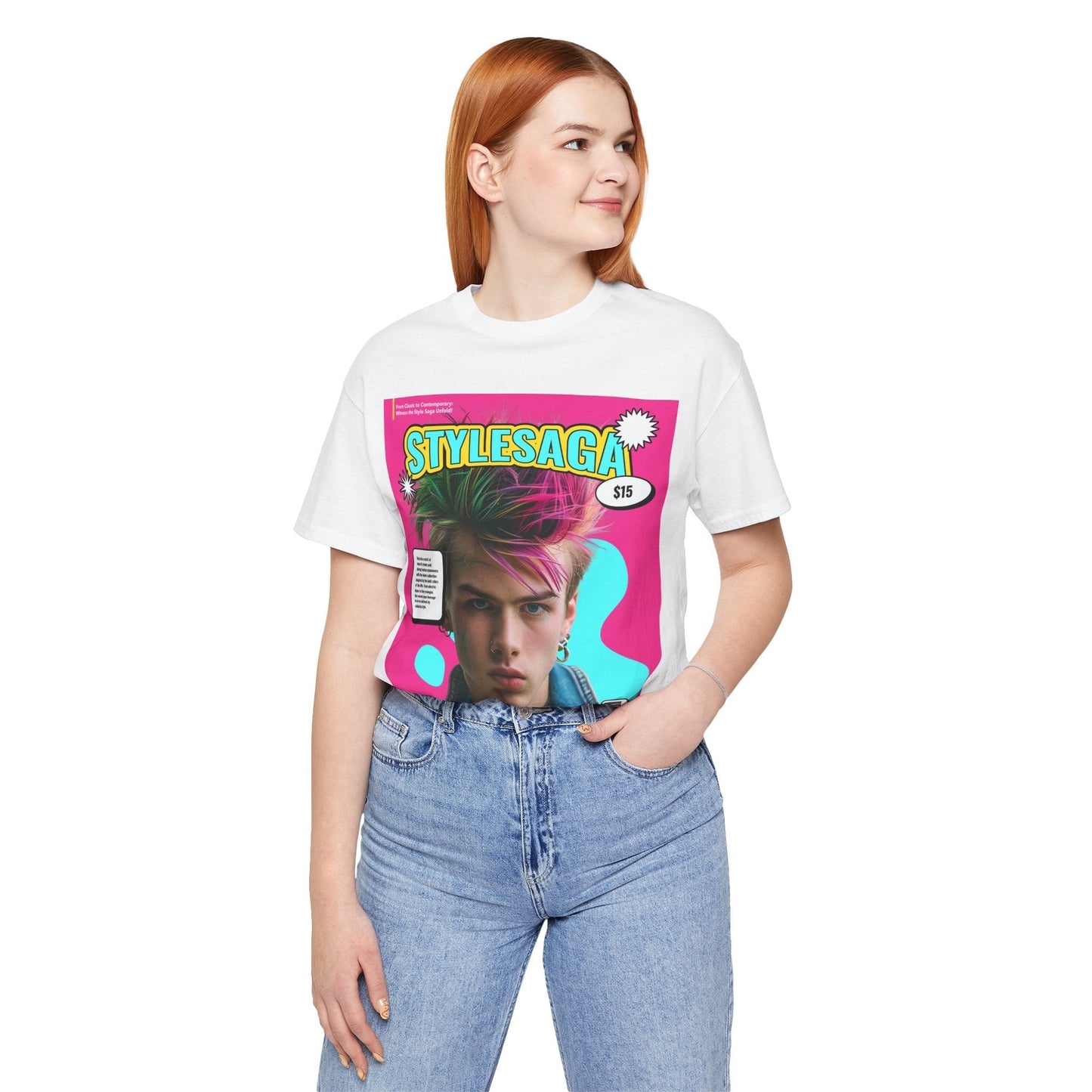 Magazine Cover Shirt Unisex Jersey Short Sleeve Tee Lightweight 4.2 Oz