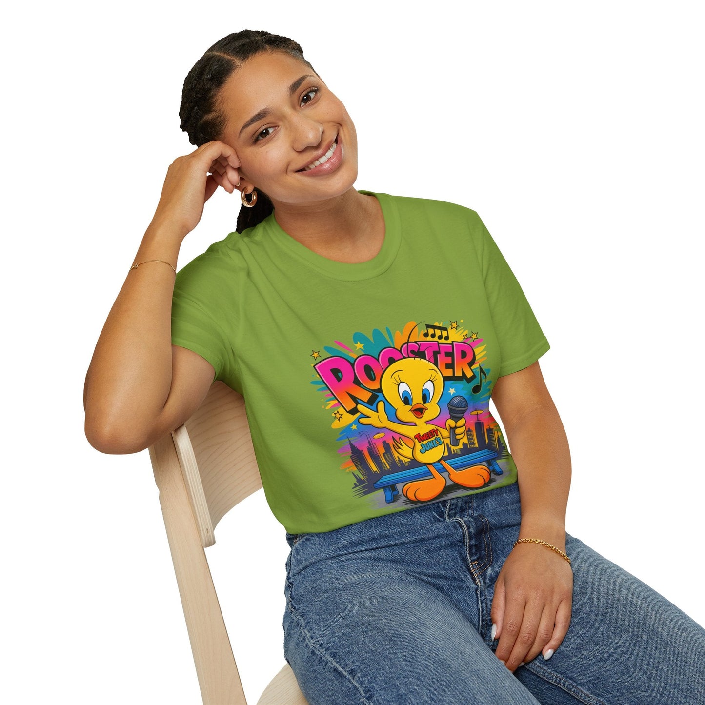 Cartoon T Shirt With Animation And Funny Animals Tee Shirt For Unisex Wear Comfortable
