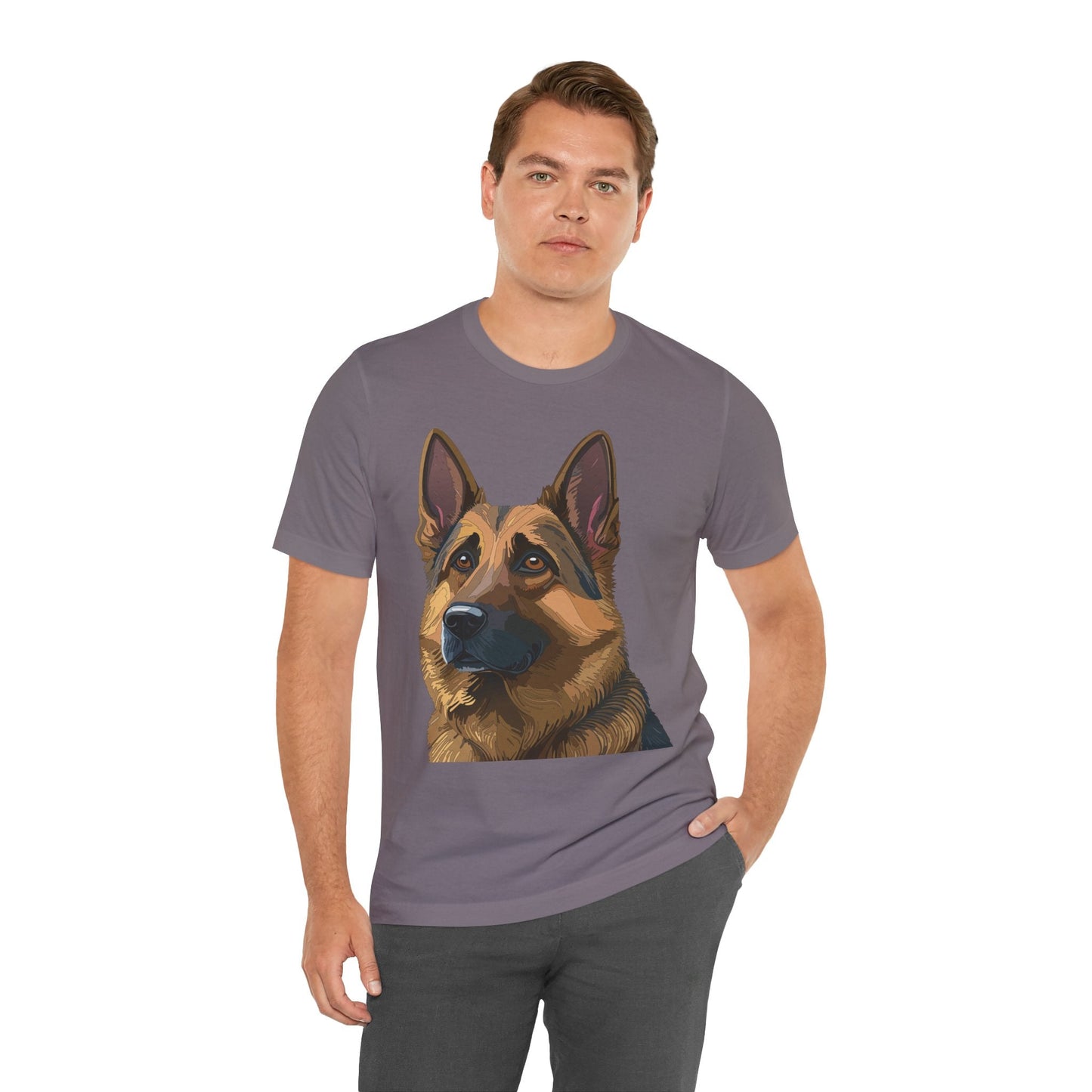 Unisex Animal Shirt With Art Design Tee Wild Animals Print Short Sleeve Comfort Tee