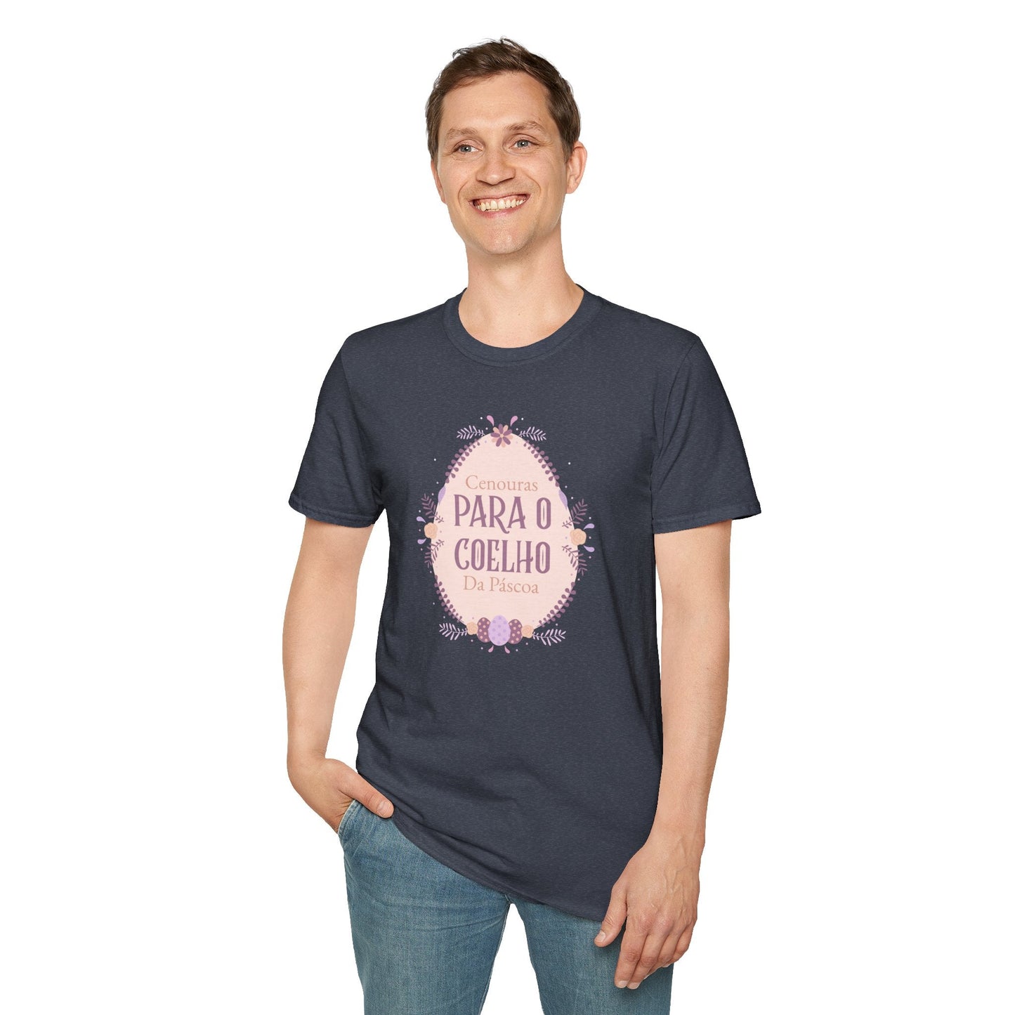 Easter Egg T Shirt Unisex Softstyle Short Sleeve Tee With Easter Signature Prints And Design