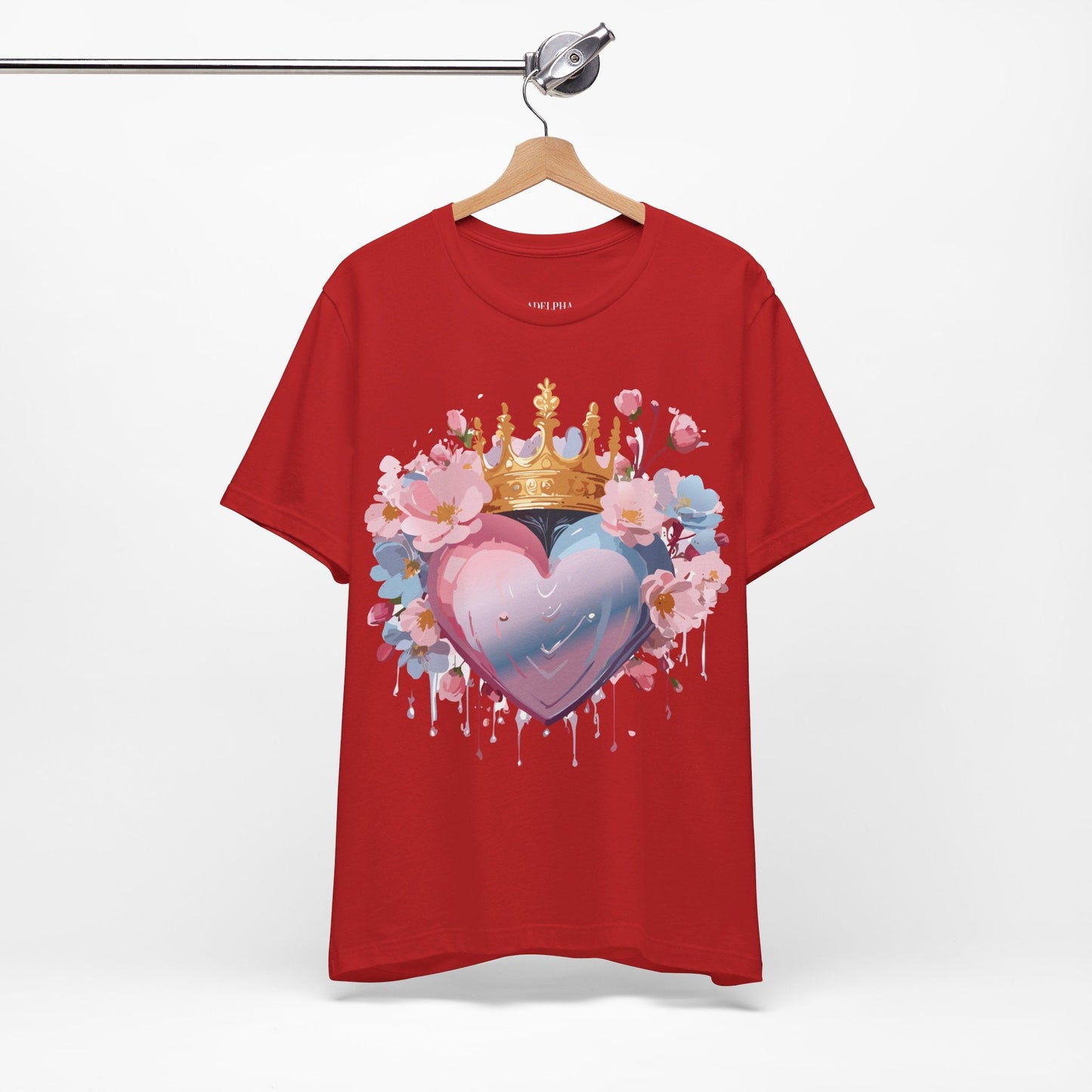 Valentine Graphic Tee Unisex Vintage Inspired Art From Adelpha Premium Jersey Short Sleeve Shirt