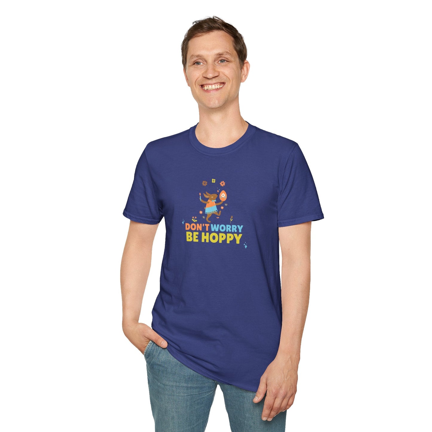 Easter Day T Shirt With Signature Art Design Unisex Softstyle Tee 64000 By Gildan