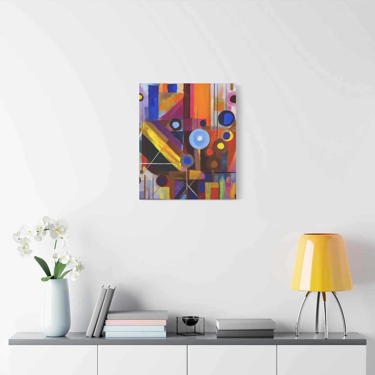 Abstract Painting Print Canvas 20x24,20x30,24x30, 24x32,24x36,30x40, 32x48,36x48,40x60 Pine-Wood Inner Frame ABS-4