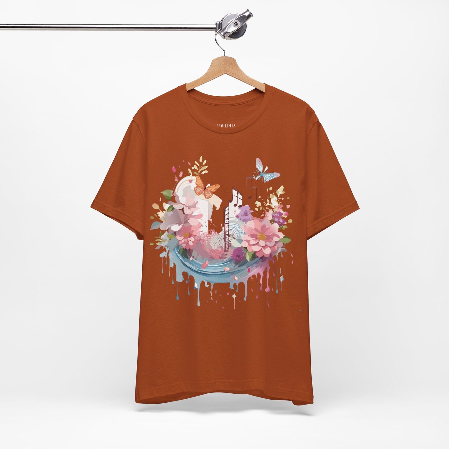 Adelpha Vintage Inspired Graphic T Shirt Unisex Short Sleeve Art Tee Premium Quality
