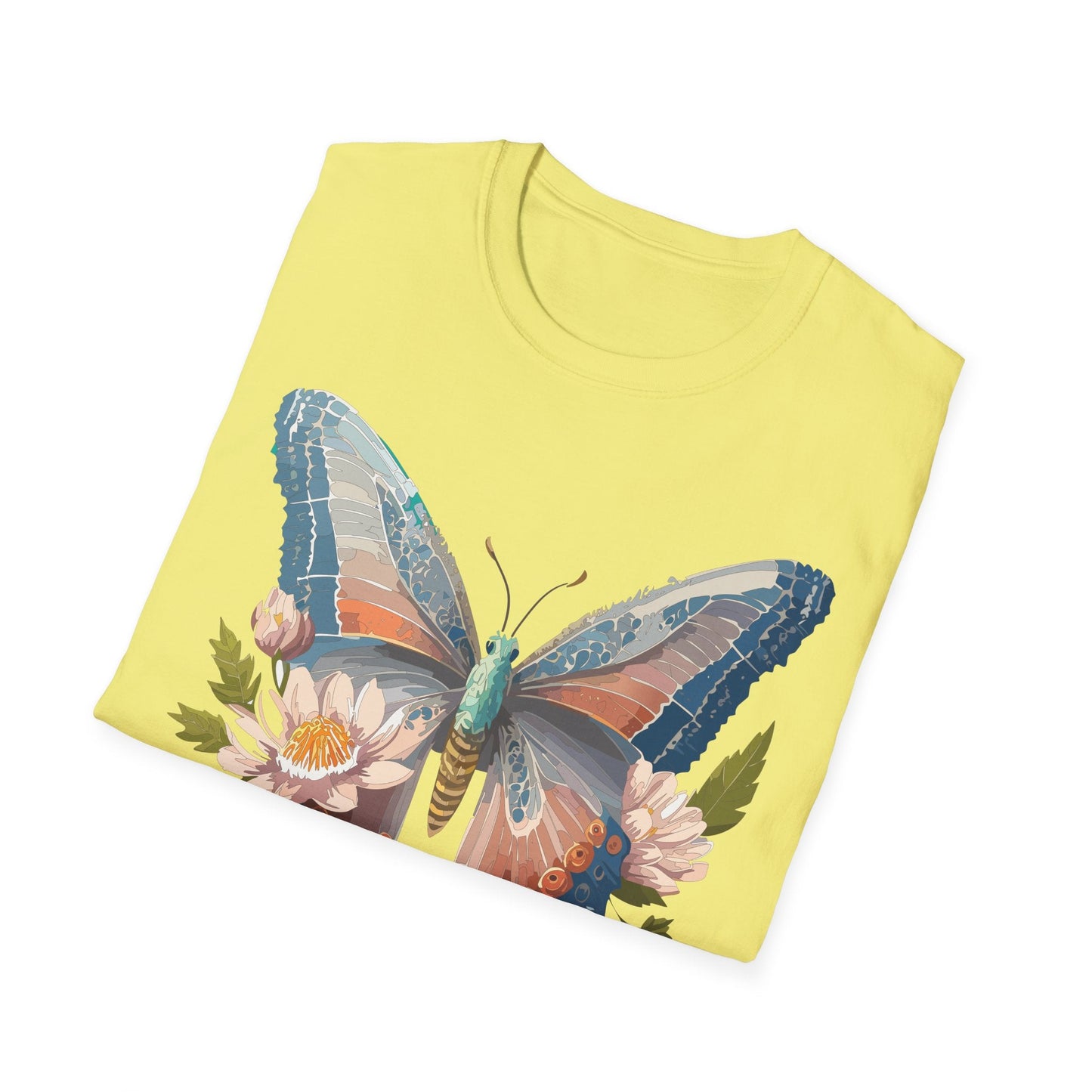 Butterfly Shirt Unisex T Shirt Monarch Design Softstyle 64000 Ring Spun Cotton Tee