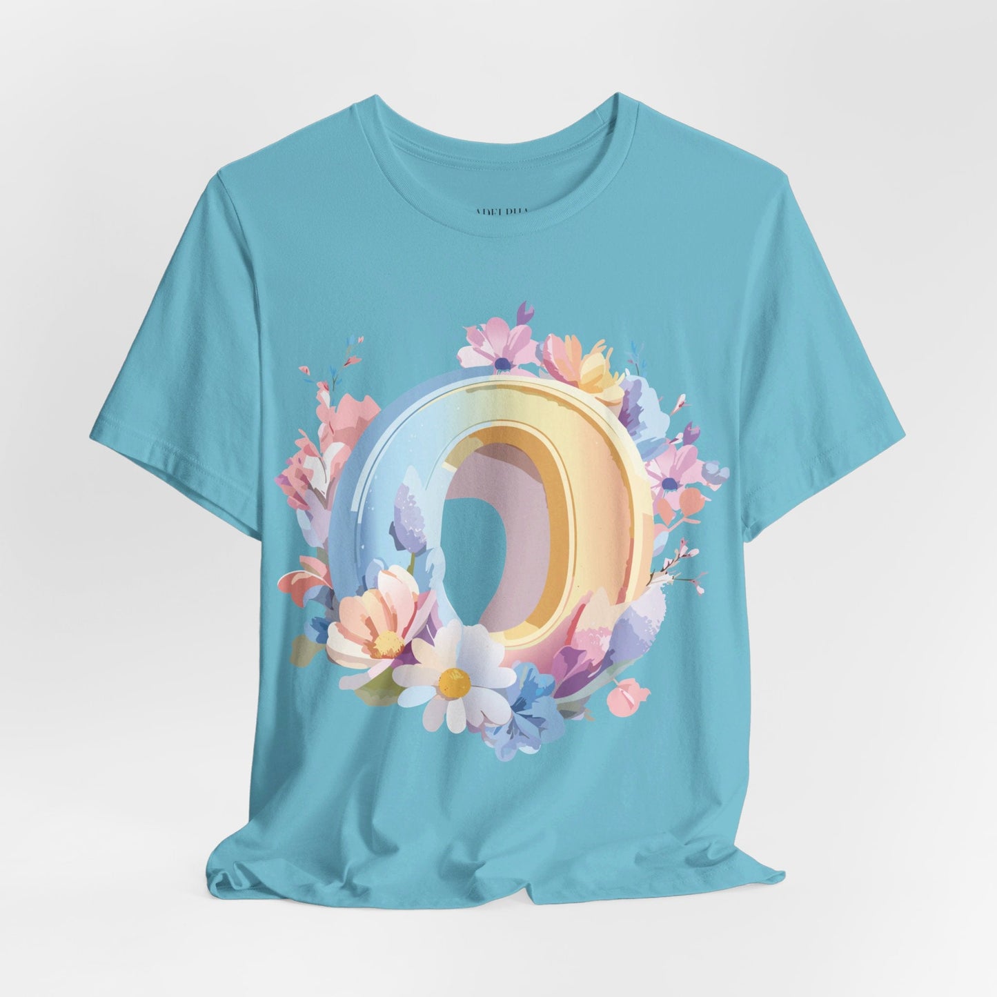 Adelpha Letter O Shirt Unisex Graphic Tee Vintage Inspired Art Design Jersey Short Sleeve
