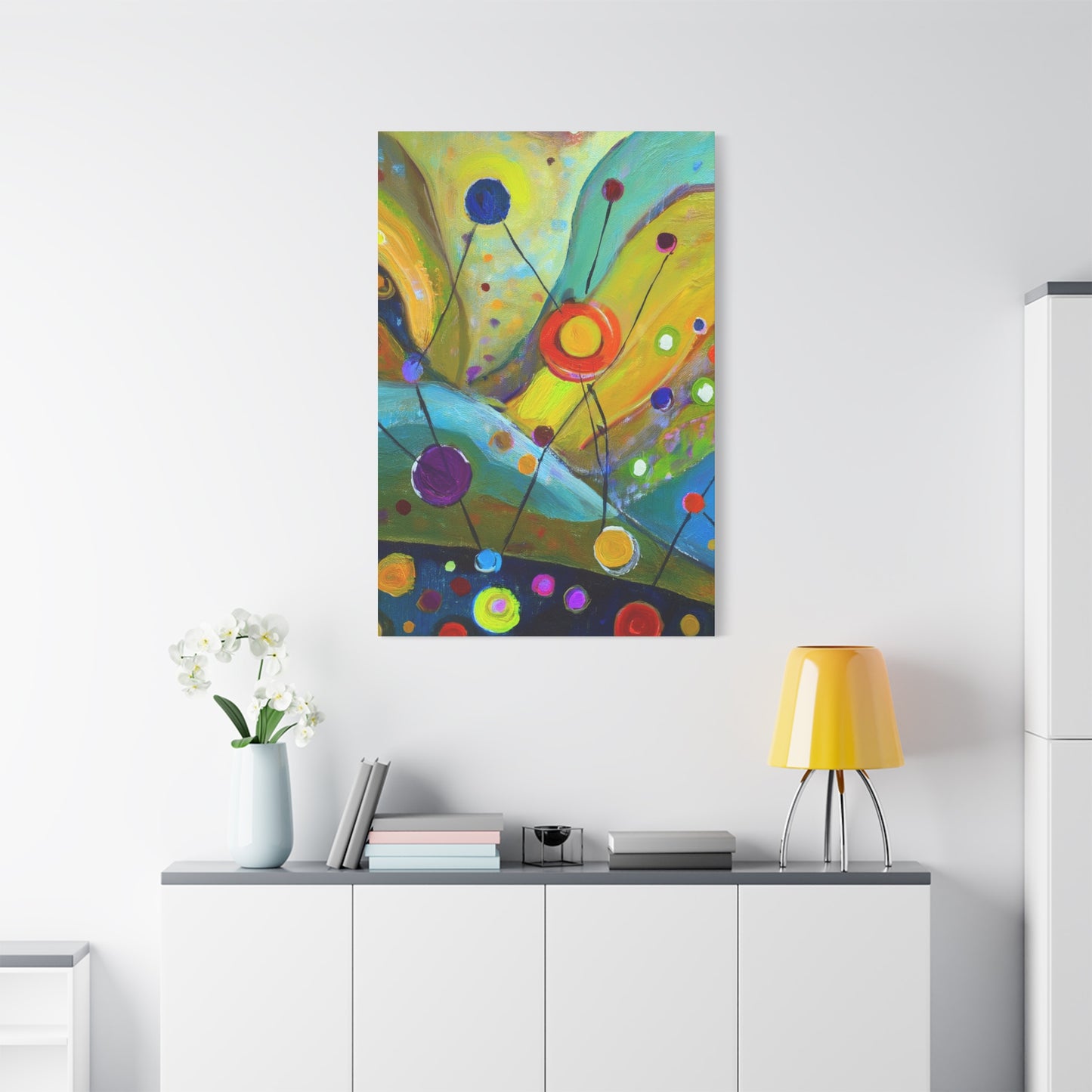 Abstract Oil Painting Print Canvas 20x24,20x30,24x30 24x32,24x36,30x40 32x48,36x48,40x60 Pine-Wood Inner Frame ABS-129