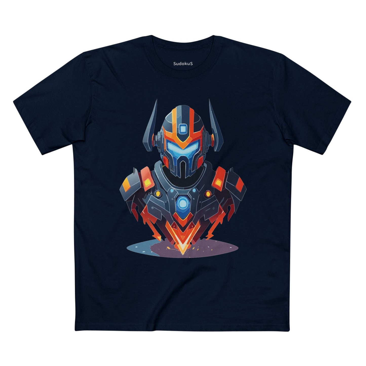 Cyborg Robot Graphic Unisex 100 Cotton Staple Tee 10