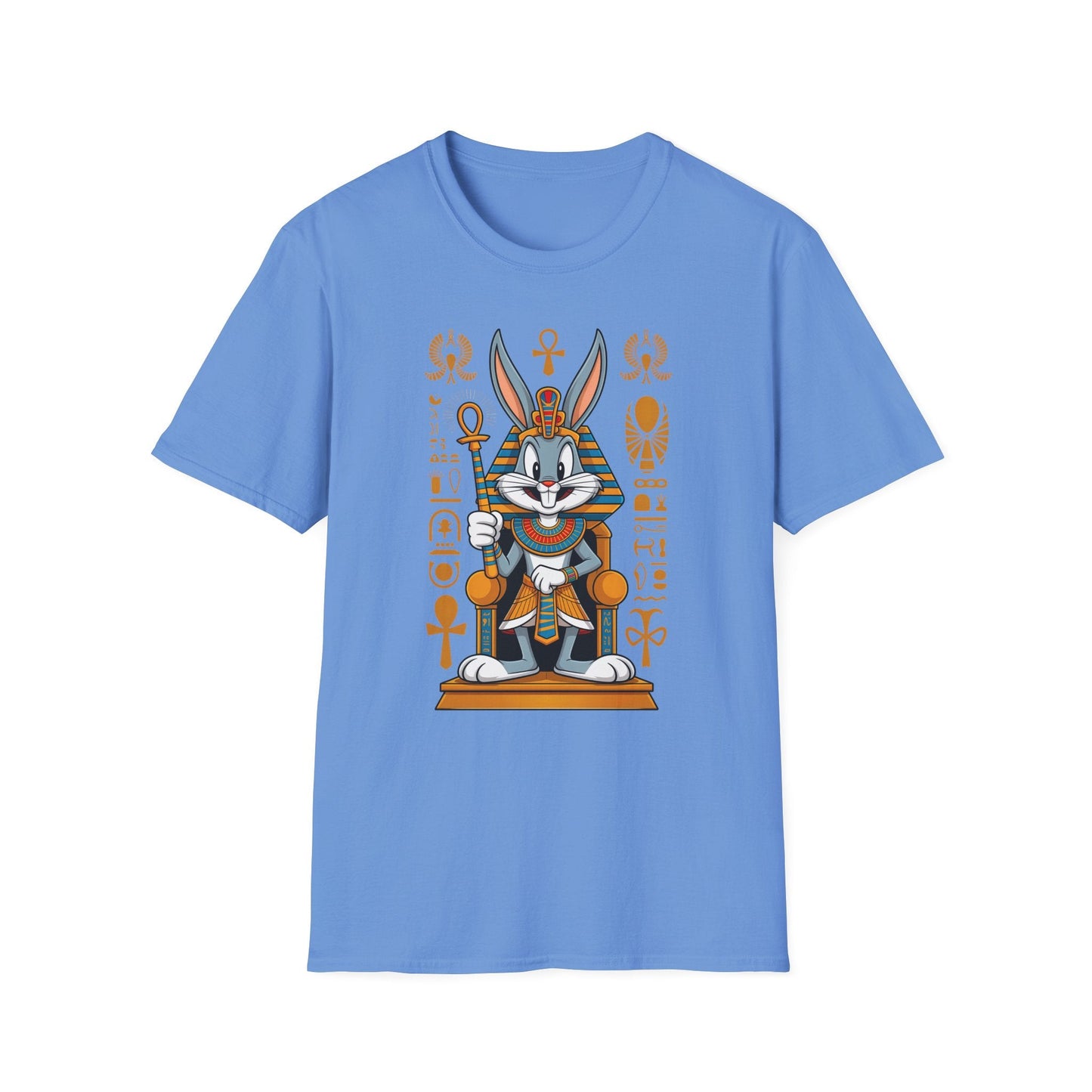 Bugs Bunny T Shirt Unisex Softstyle 64000 Cartoon Animation Tee Ring Spun Cotton