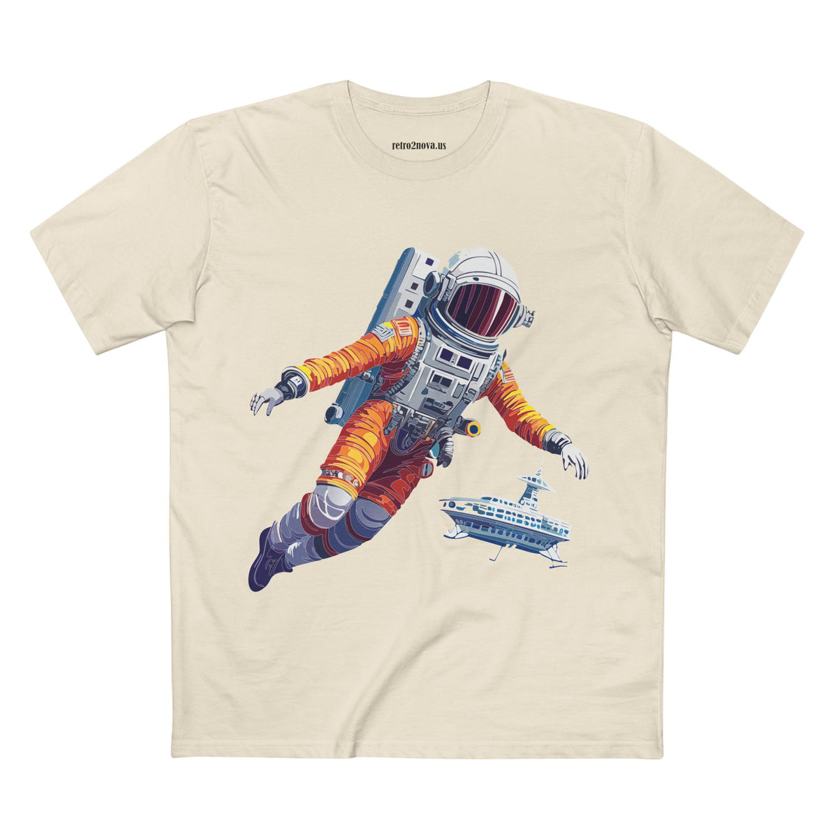 Cosmos Astronaut Graphic Tee Staple Unisex 100 Cotton Tee Shirt - CS-21
