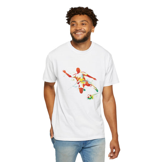 Unisex T-shirt with sports art design