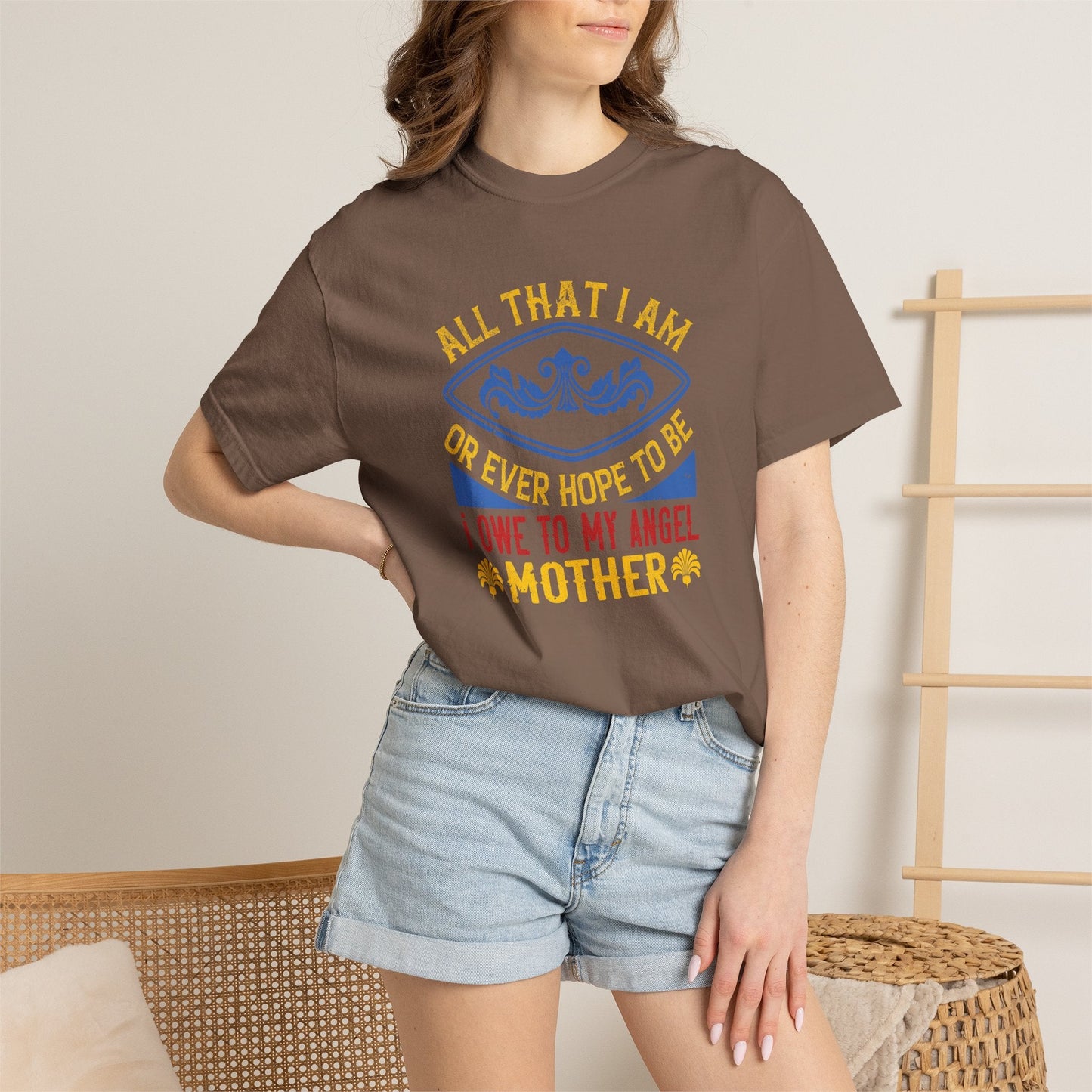 Mom T-shirt Mother Day Mama Tee Unisex Comfort Colors Garment-Dyed Cotton h61