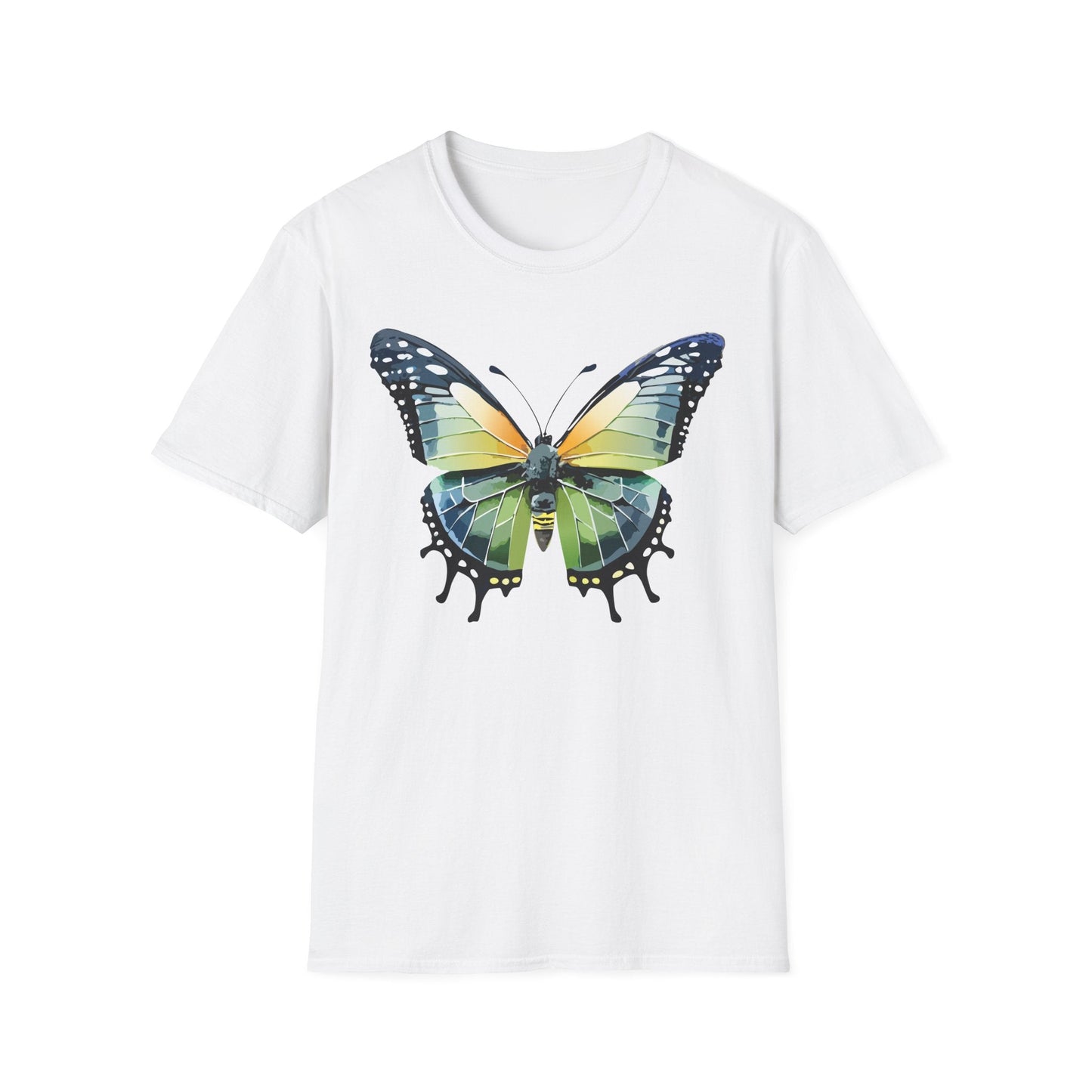 Butterfly Shirt Unisex Softstyle Gildan 64000 Monarch Butterfly Graphic Tee For Men And Women