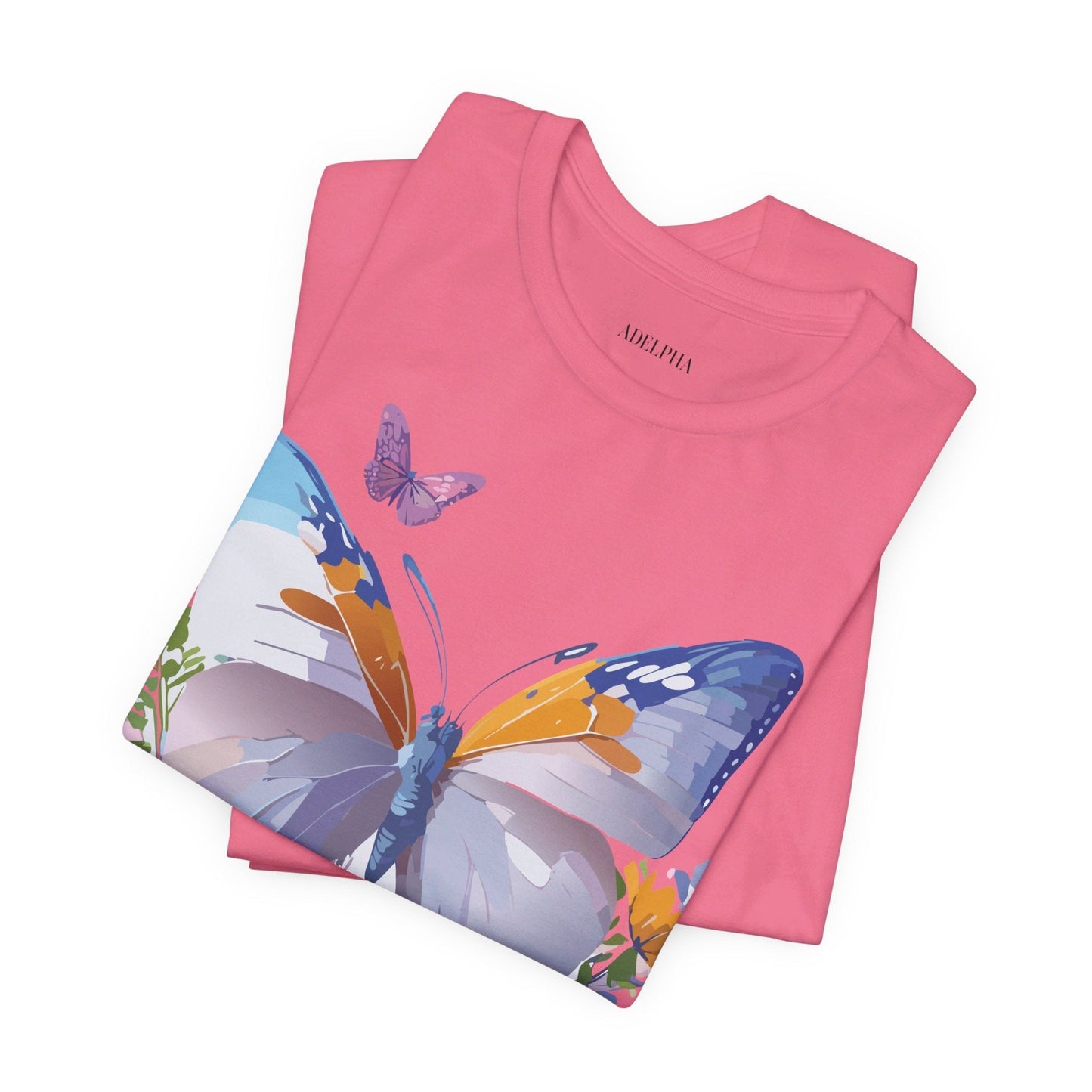 Butterfly Graphic Tee From Adelpha Vintage Artwork Unisex Short Sleeve Shirt
