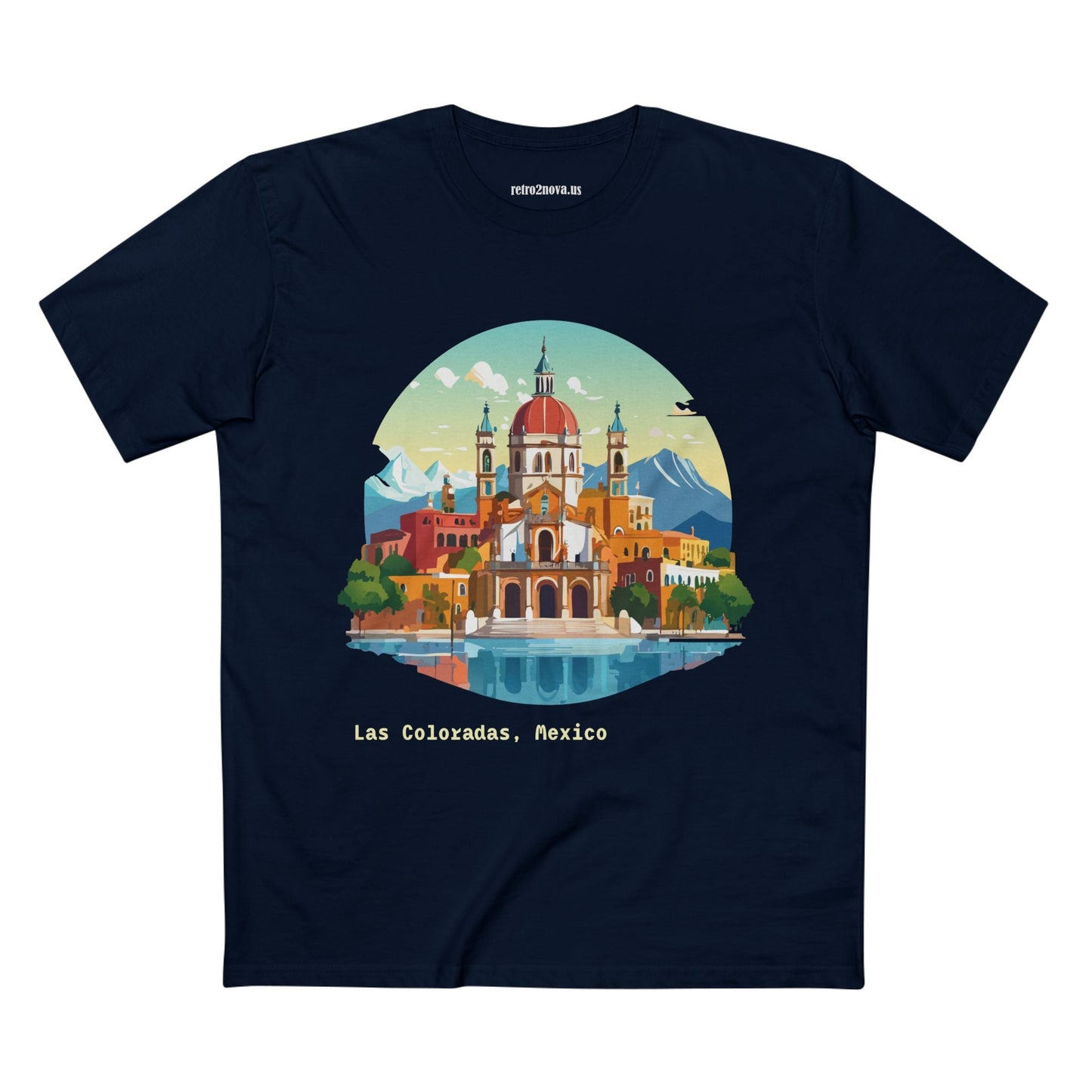 Mexico Travel Shirt Unisex Premium Cotton Tee With Original Art Design Retro2Nova