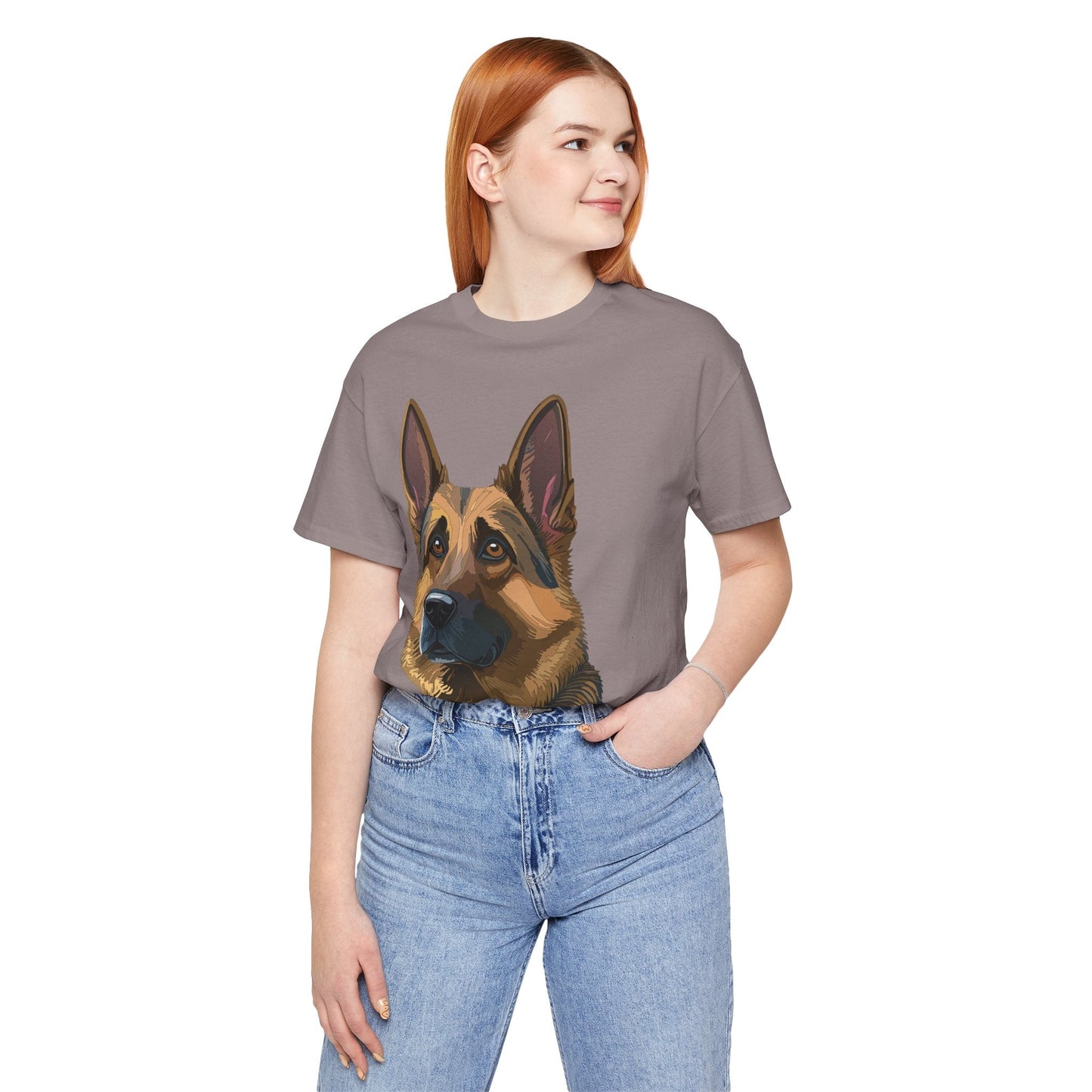 Unisex Animal Shirt With Art Design Tee Wild Animals Print Short Sleeve Comfort Tee