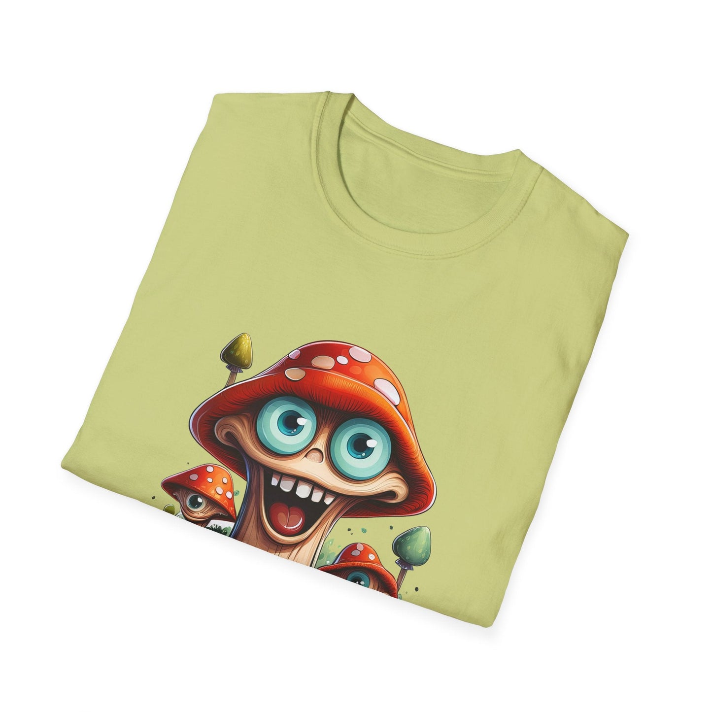 Mashroom Tee Shirt Unisex Funny Mushroom Design Softstyle Tee One Hundred Percent Ring Spun Cotton